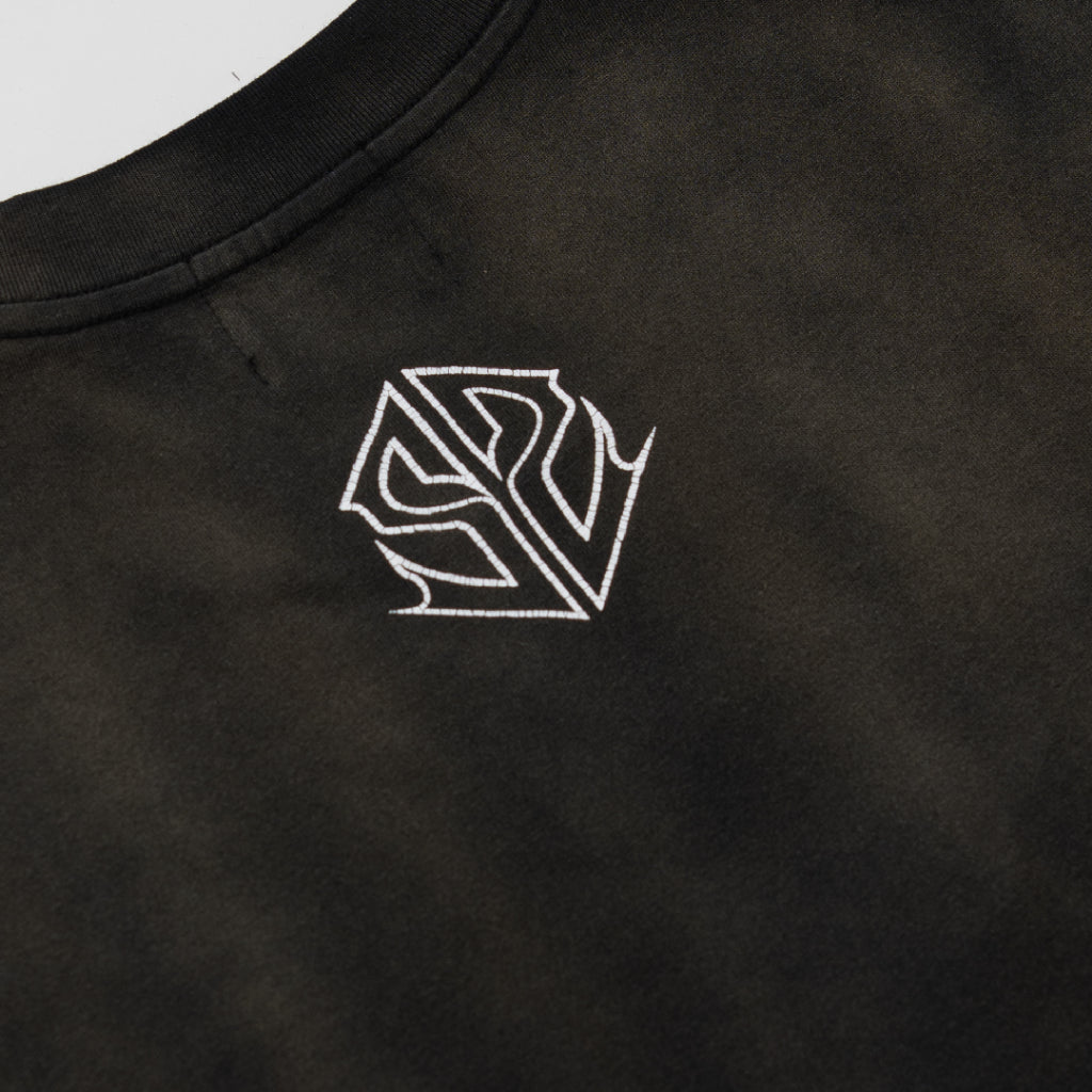 Stoned&Co WBB25 : SS Metal Tee Washed Black