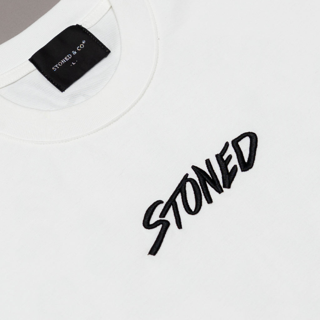 Stoned&Co WBB25 : Emblem Tee White
