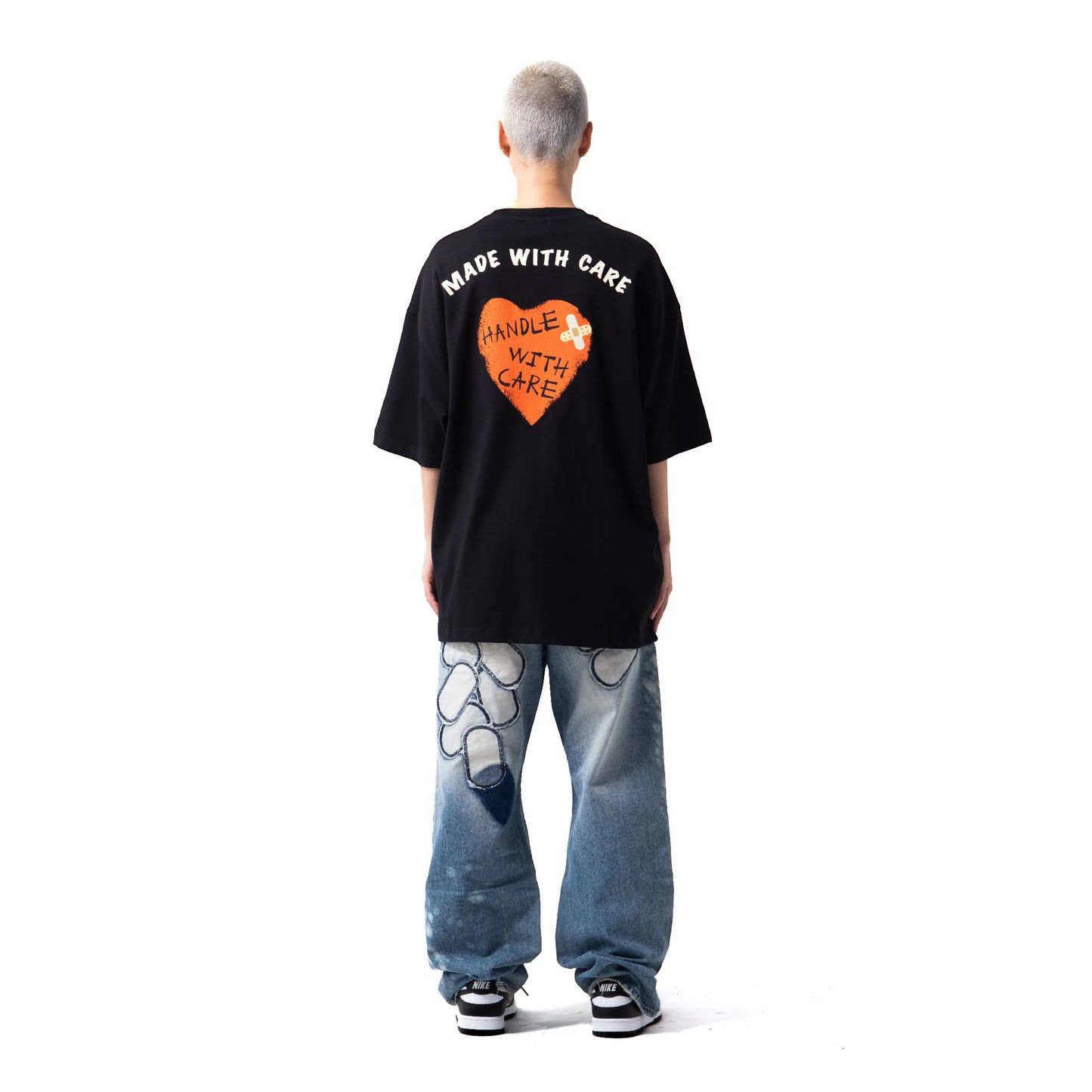 Whocares : Handle With Care Tee Black