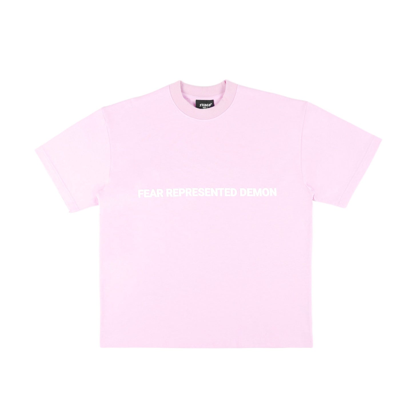 FRDCO : SS24 Embossed Logo Tee Pink