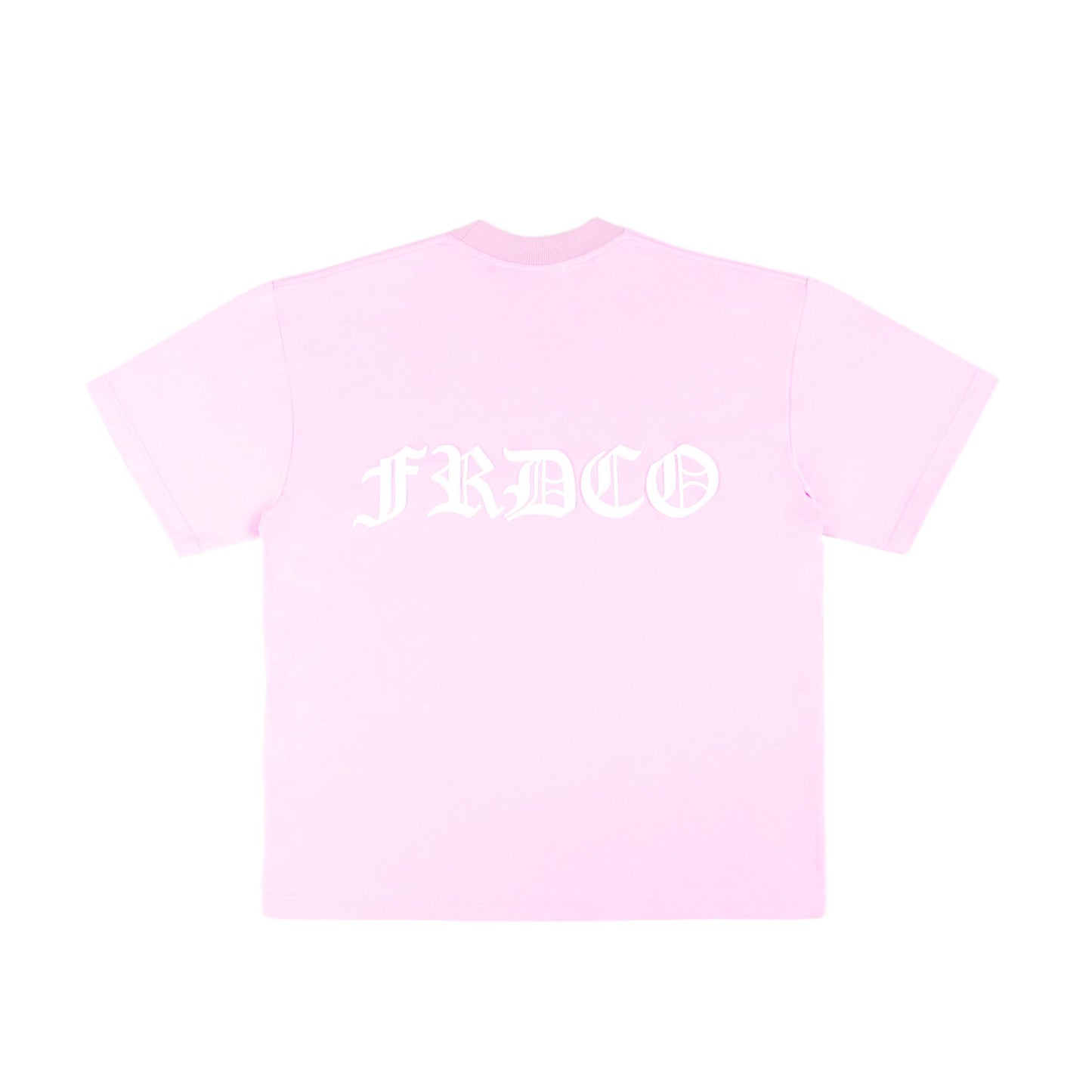FRDCO : SS24 Embossed Logo Tee Pink