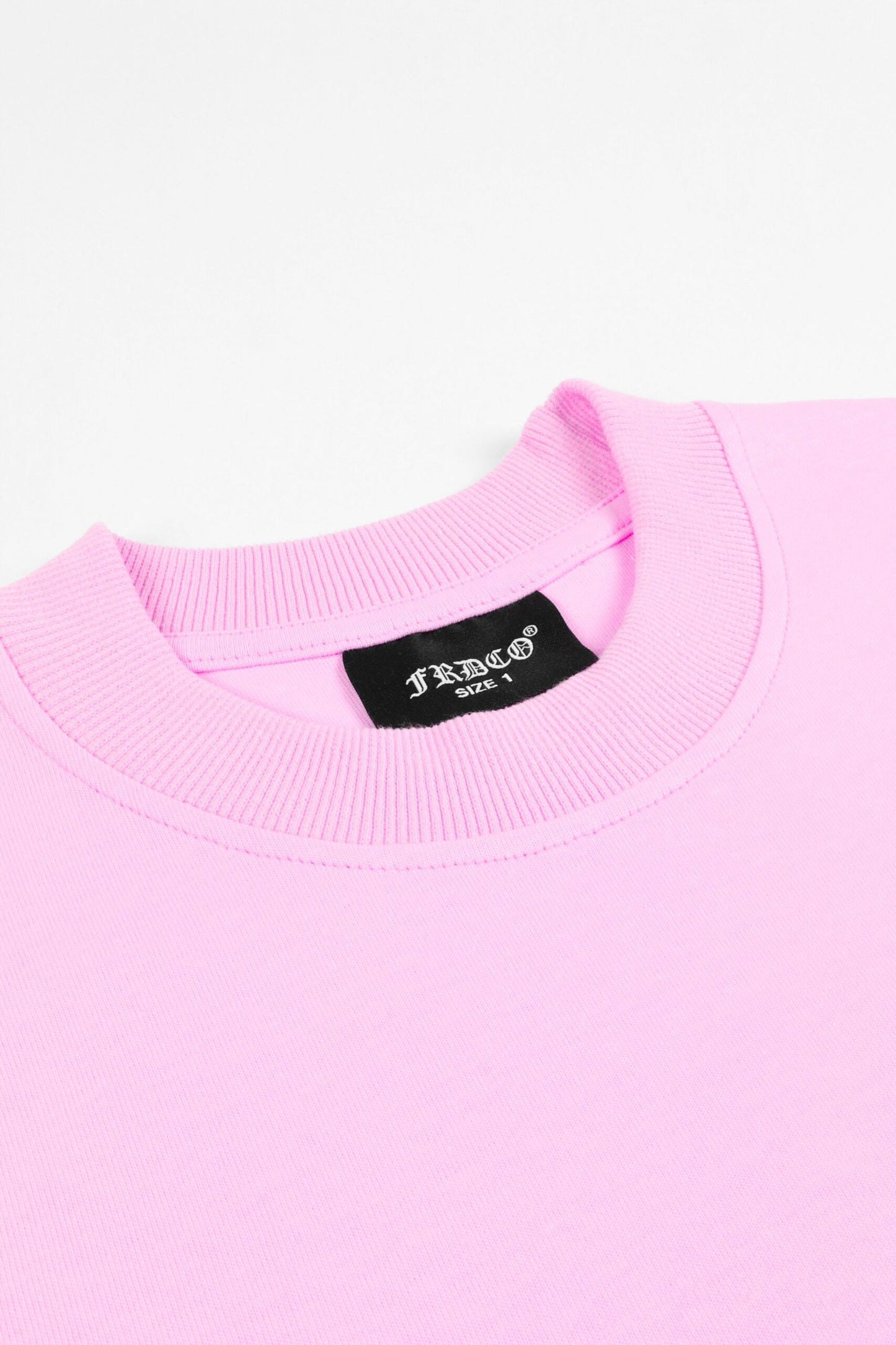 FRDCO : SS24 Embossed Logo Tee Pink