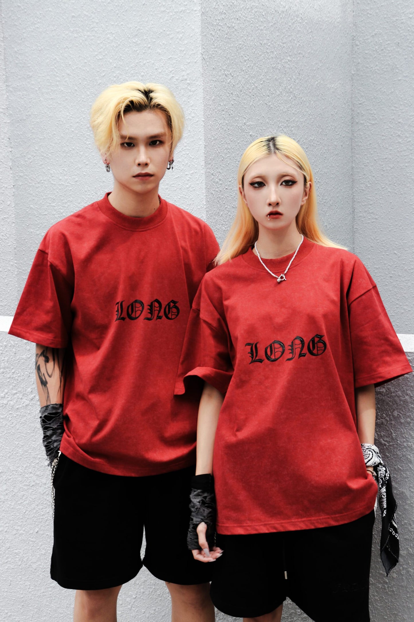 FRDCO : Dark Dragon Stoned Wash Tee Red