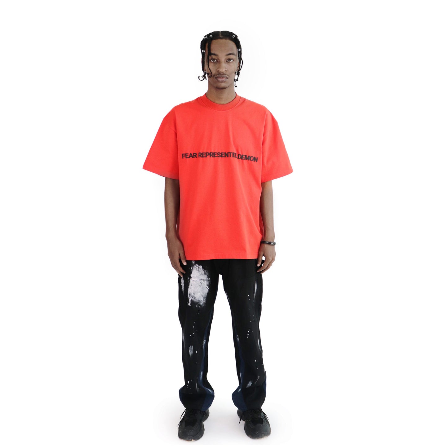 FRDCO : SS24 Embossed Logo Tee Red