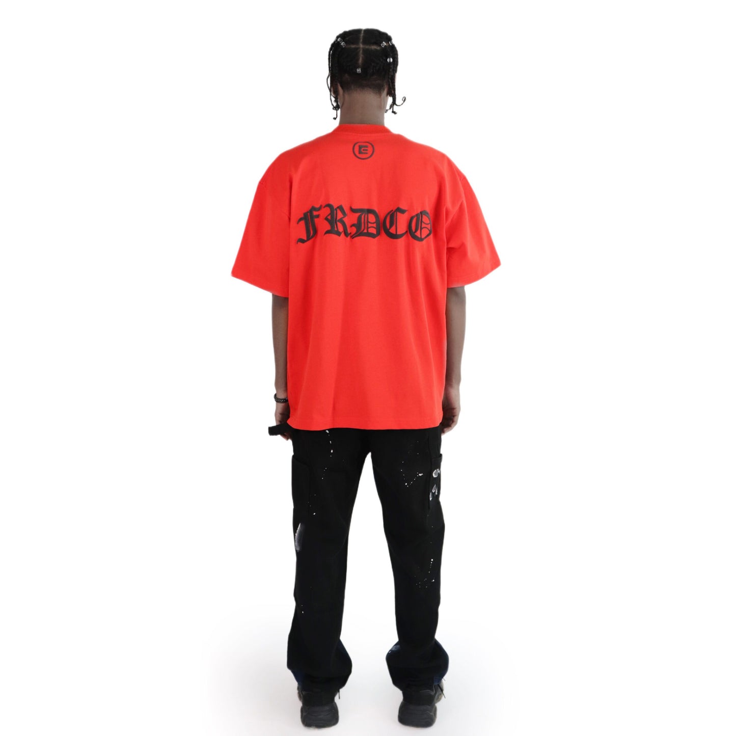 FRDCO : SS24 Embossed Logo Tee Red