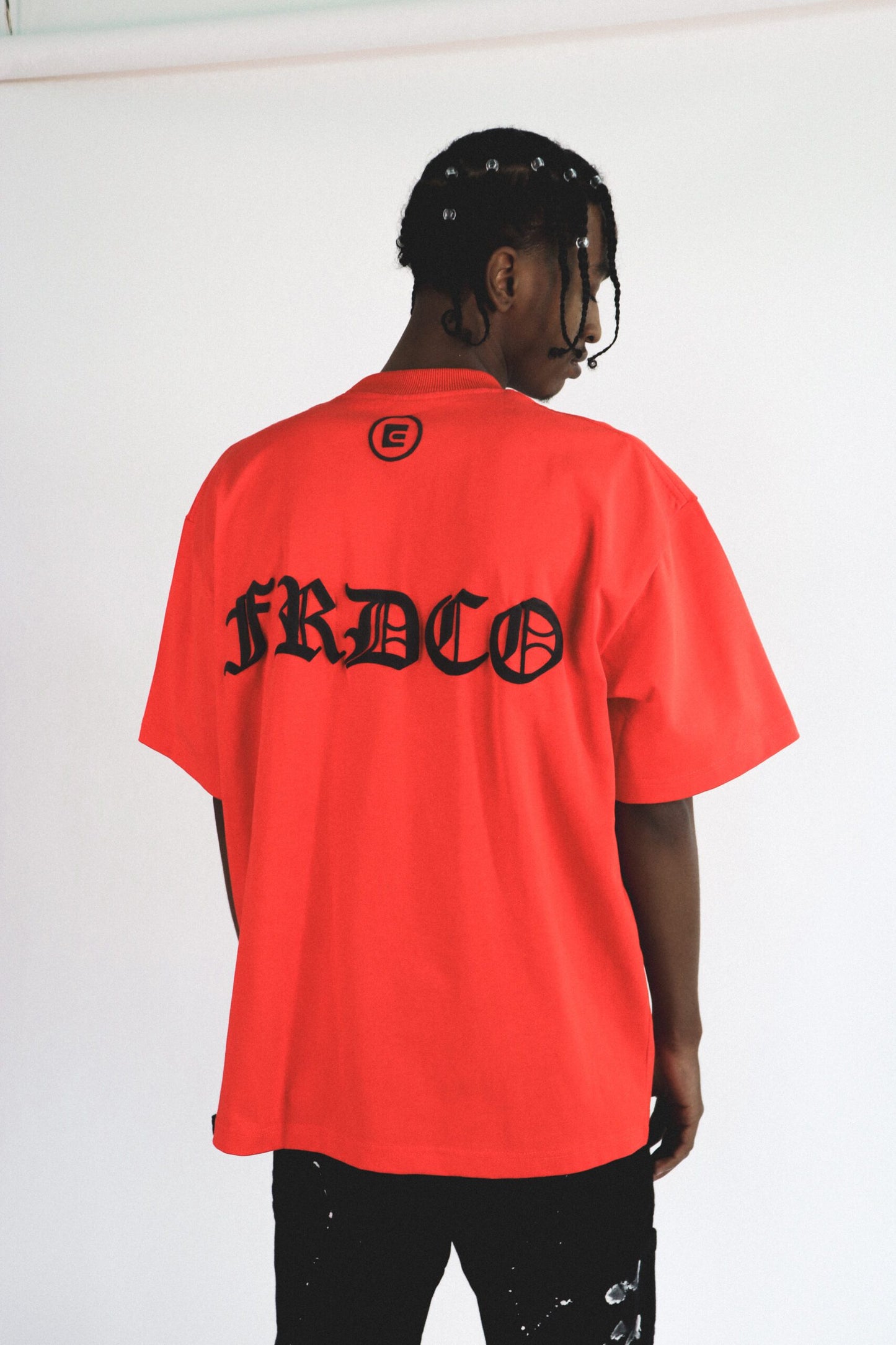 FRDCO : SS24 Embossed Logo Tee Red