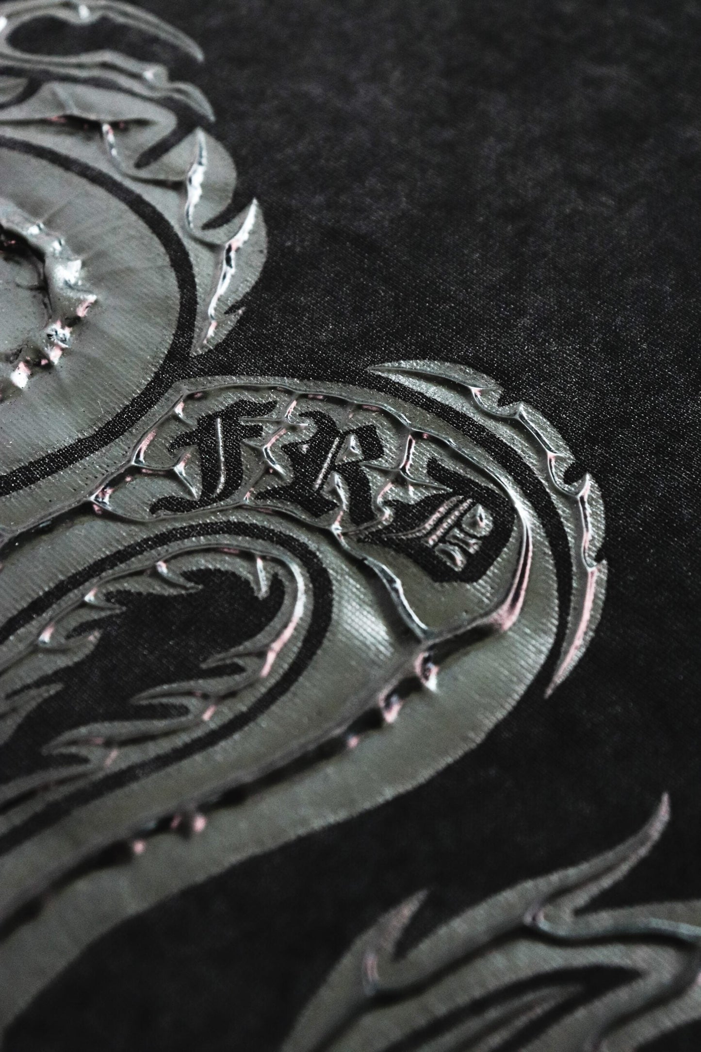 FRDCO : Dark Dragon Stoned Wash Tee Black