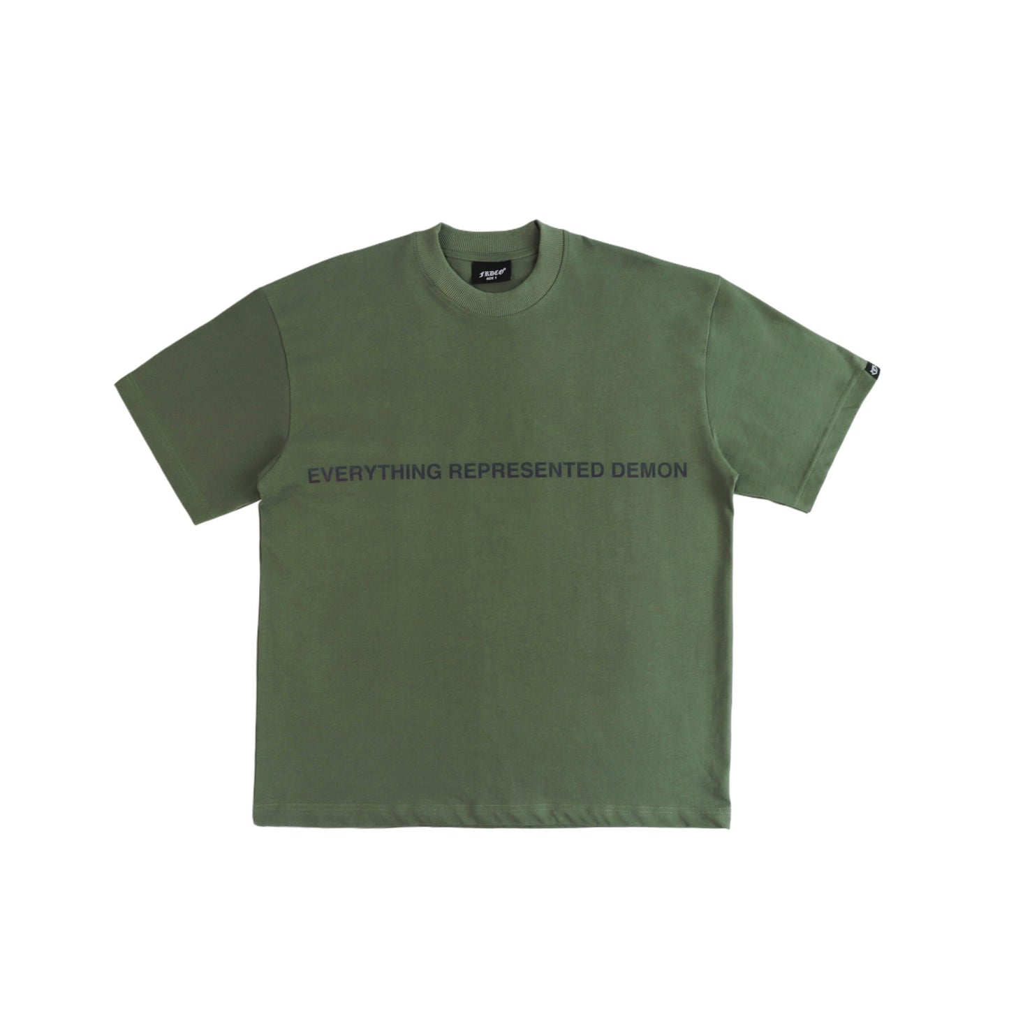 FRDCO : SS25 Rainbow Essential Tee Army