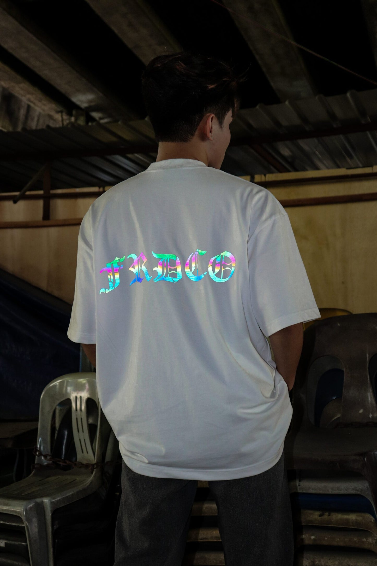 FRDCO : SS25 Rainbow Essential Tee White