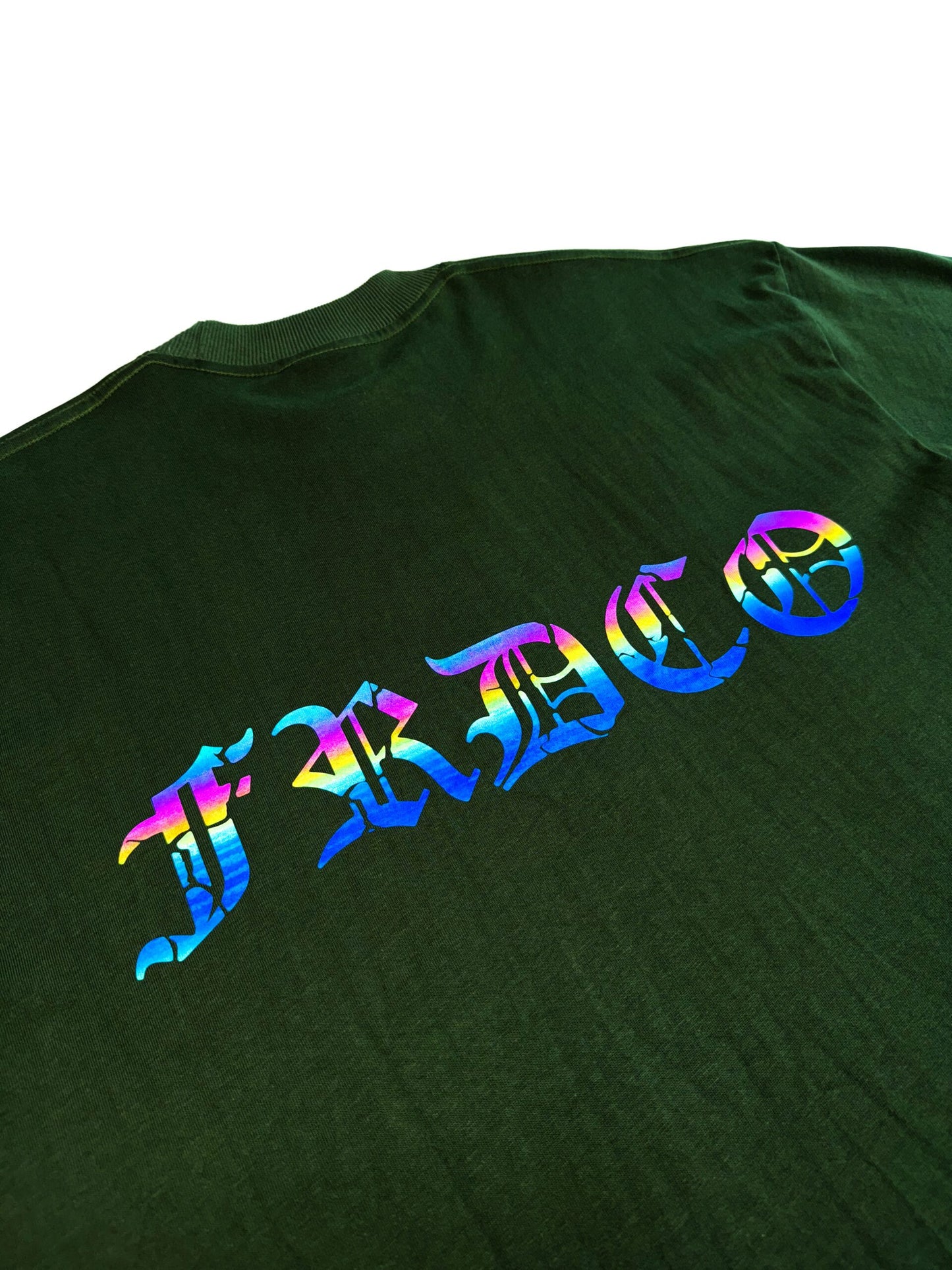FRDCO : SS25 Rainbow Essential Tee Army