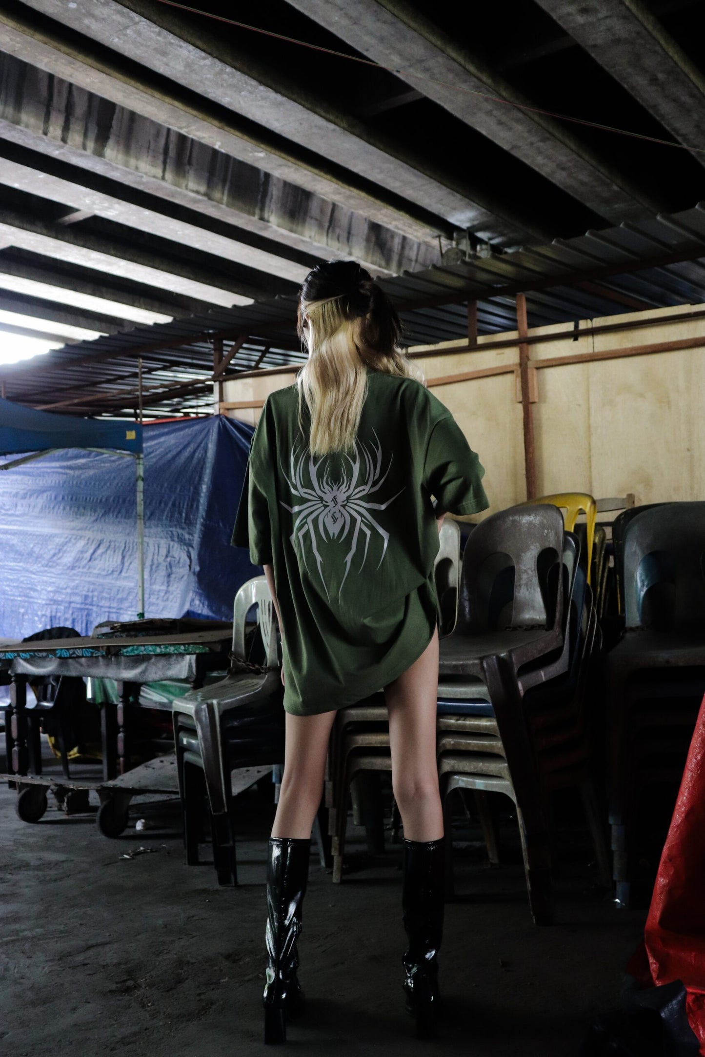 FRDCO : 3M Reflective Spider Tee Army