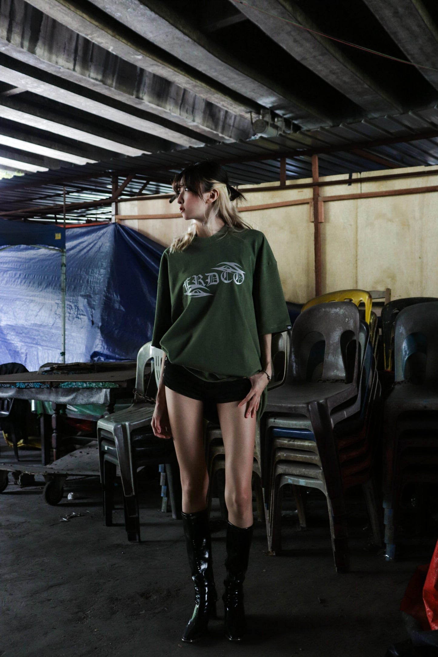 FRDCO : 3M Reflective Spider Tee Army