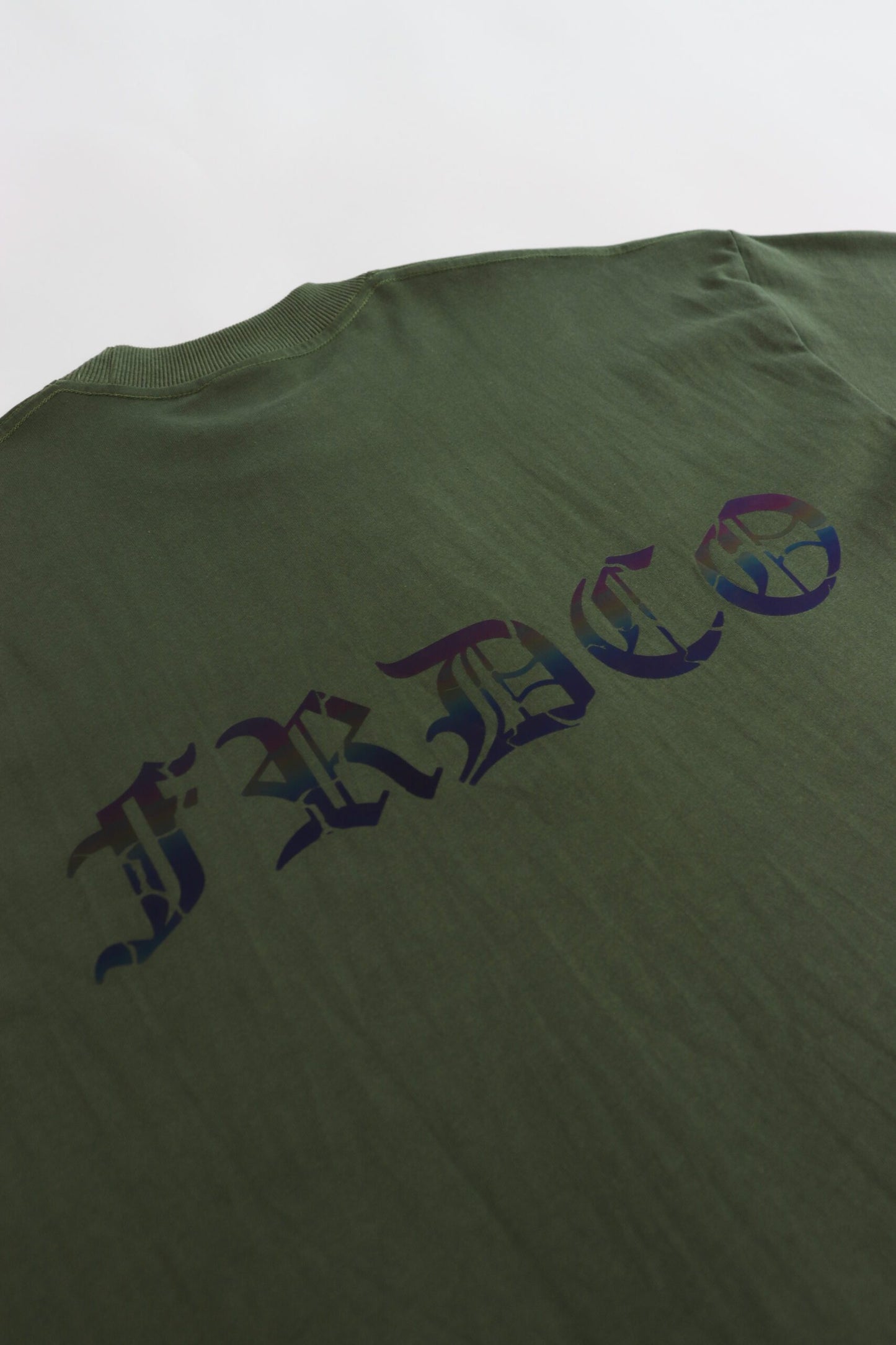 FRDCO : SS25 Rainbow Essential Tee Army