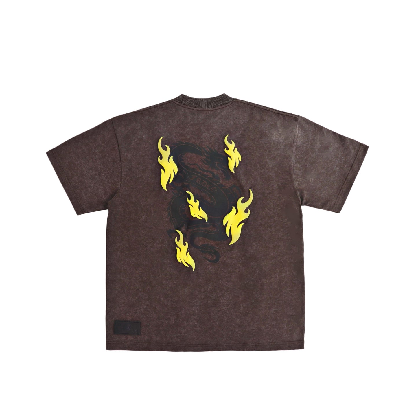 FRDCO : Battle Dragon Washed Tee Brown