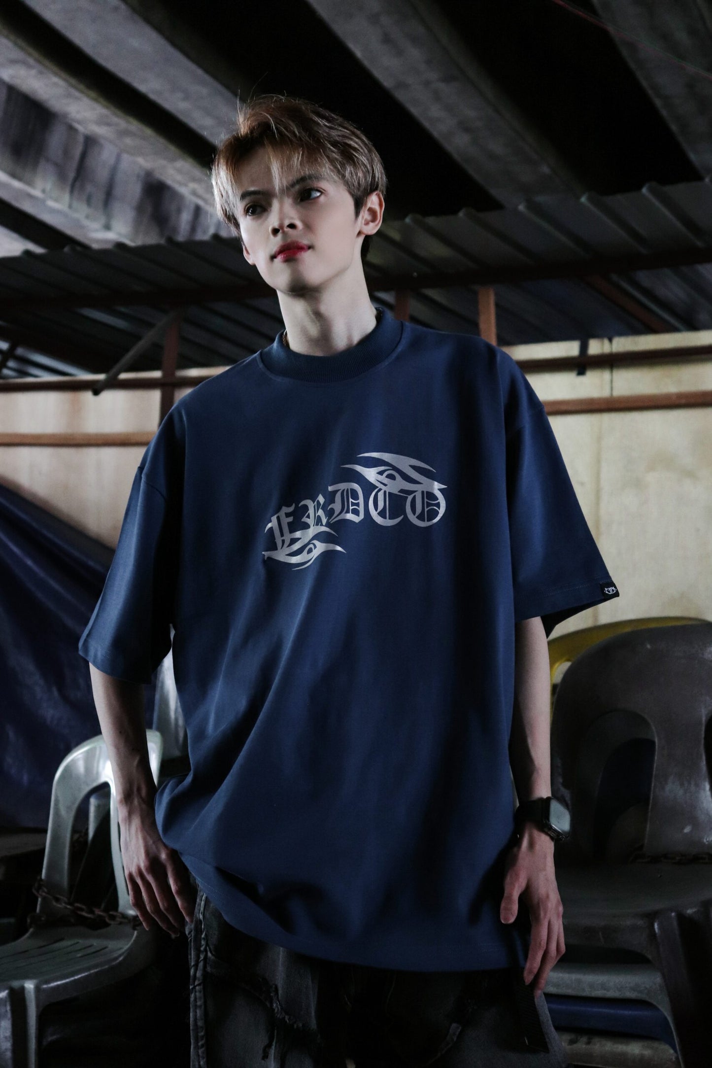 FRDCO : 3M Reflective Spider Tee Blue