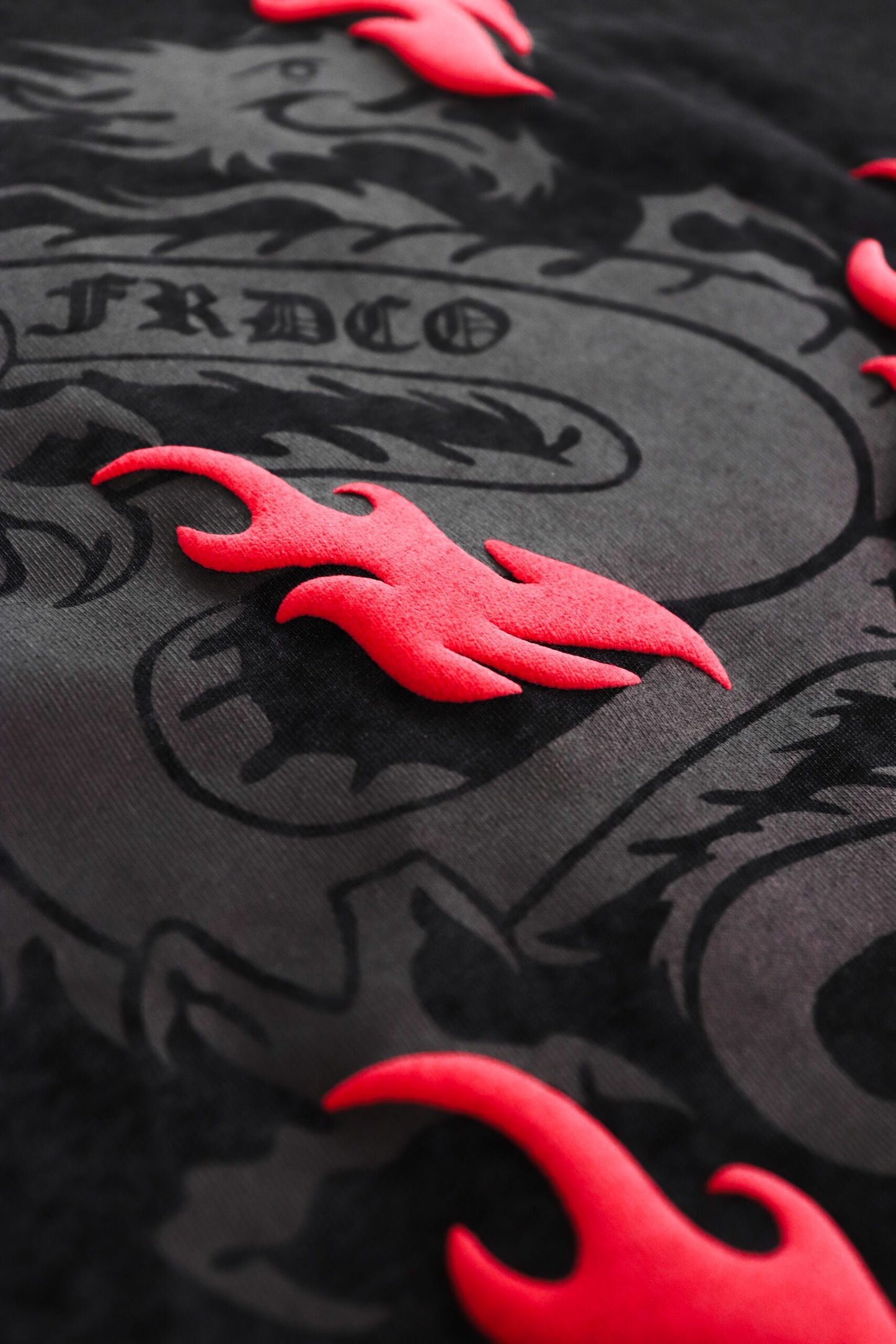 FRDCO : Battle Dragon Washed Tee Black