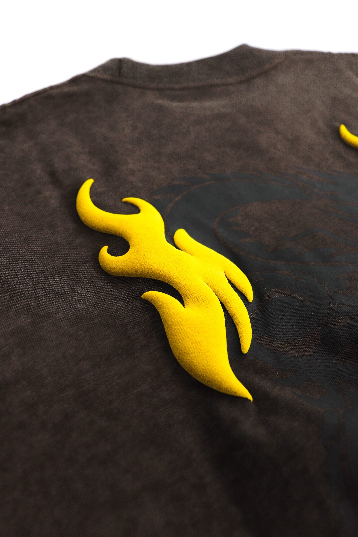 FRDCO : Battle Dragon Washed Tee Brown