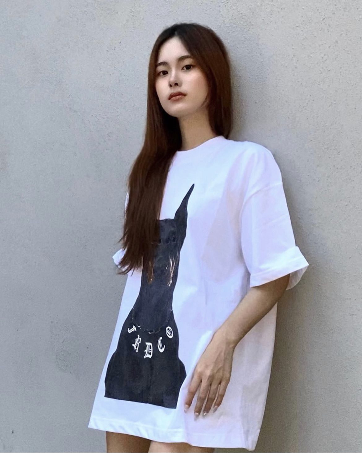 FRDCO : Dog Head Logo Tee White