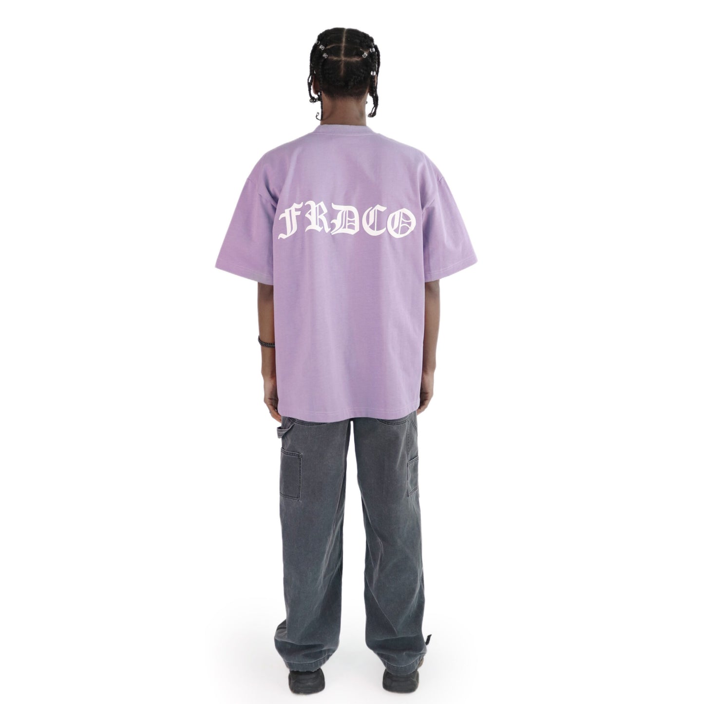 FRDCO : SS24 Embossed Logo Dark Tee Purple