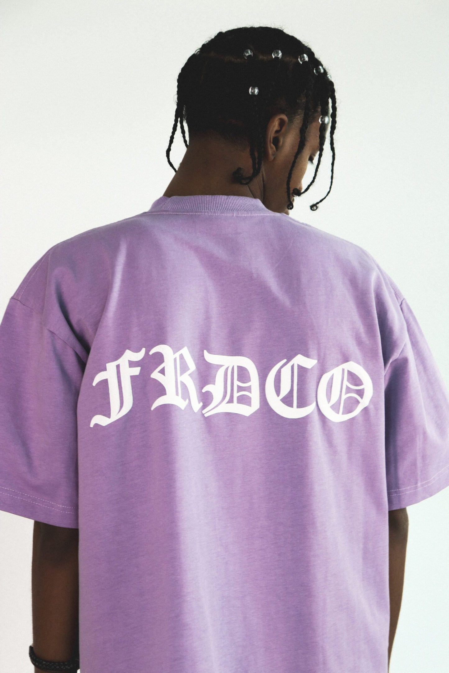 FRDCO : SS24 Embossed Logo Dark Tee Purple