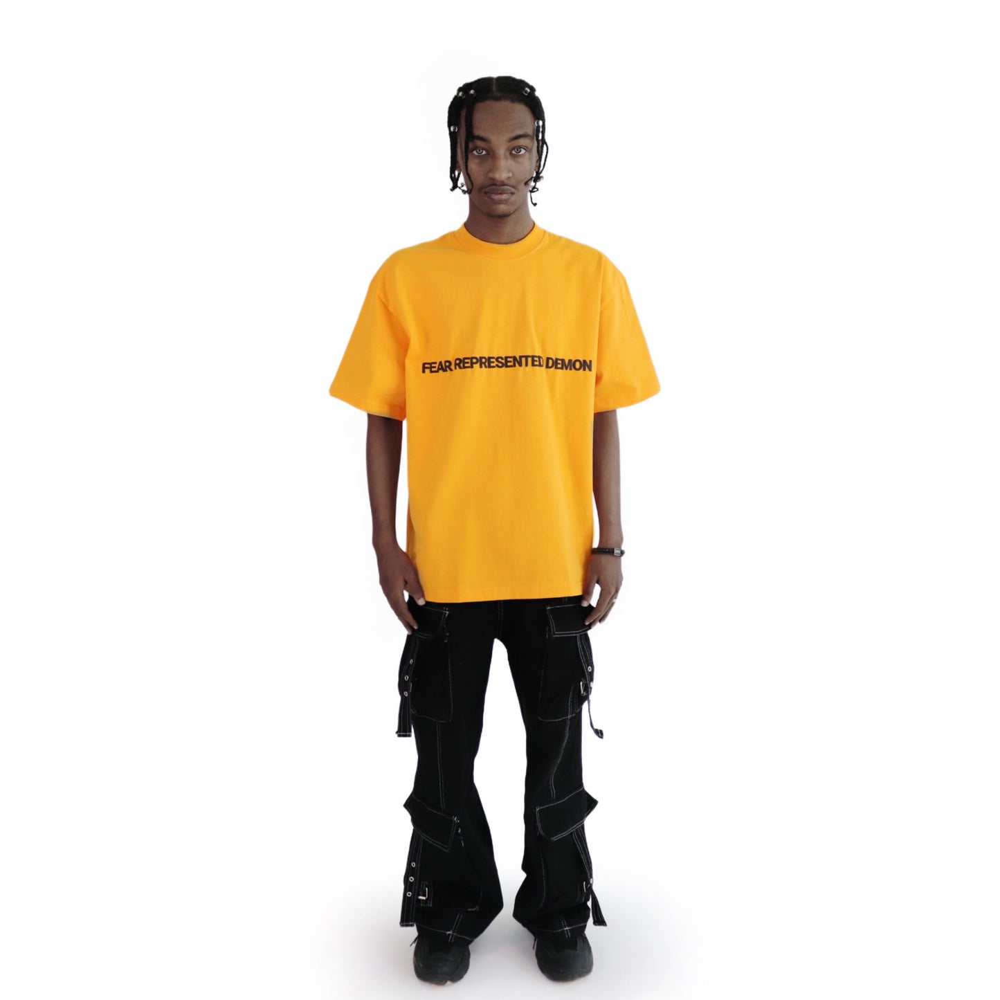 FRDCO : SS24 Embossed Logo Tee Orange