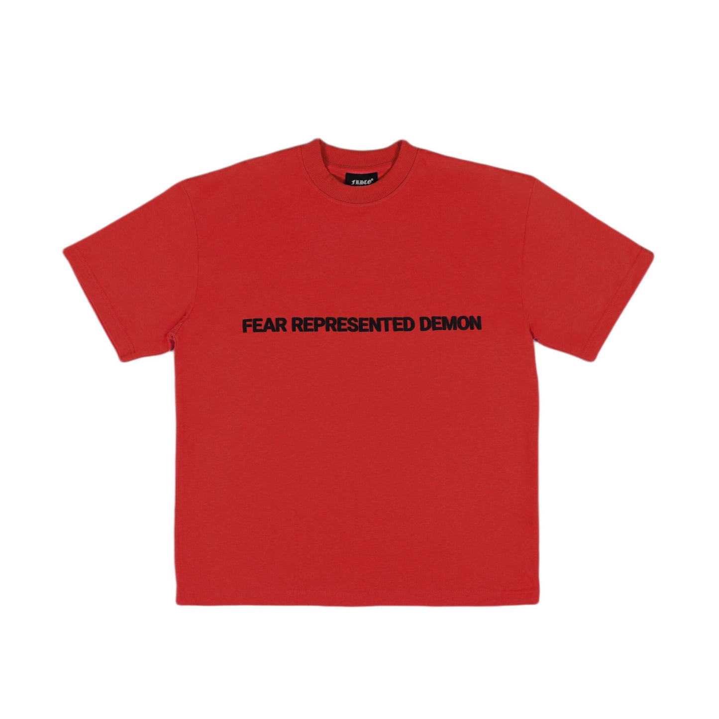 FRDCO : SS24 Embossed Logo Tee Maroon