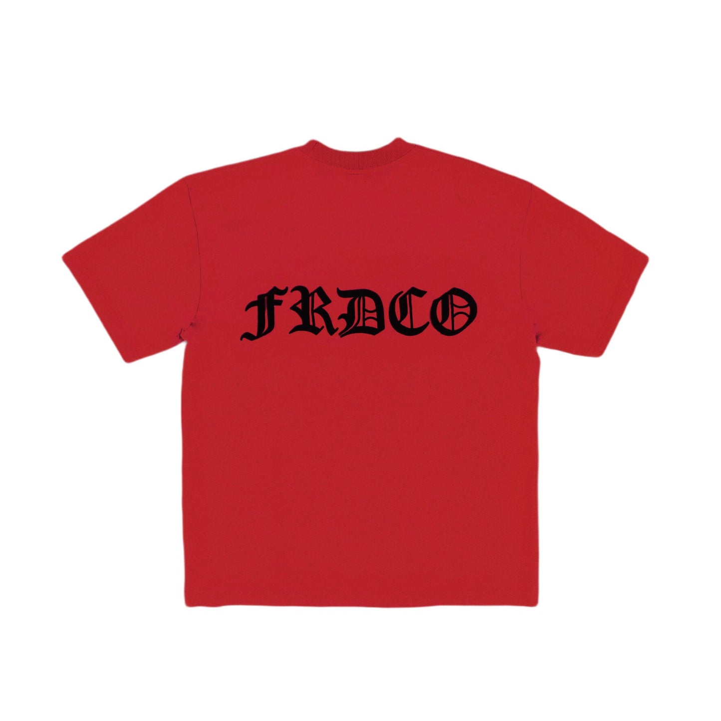 FRDCO : SS24 Embossed Logo Tee Maroon
