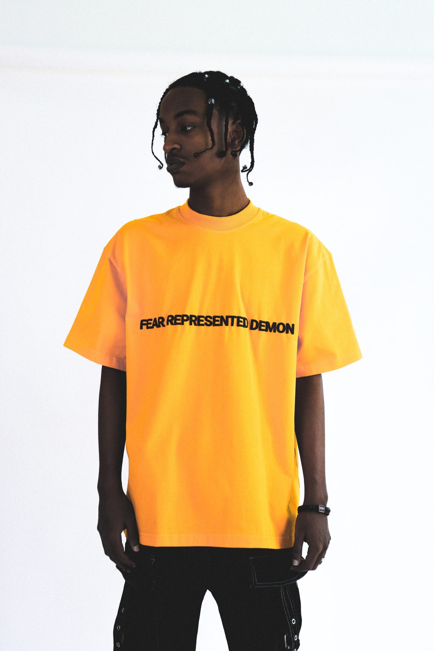 FRDCO : SS24 Embossed Logo Tee Orange
