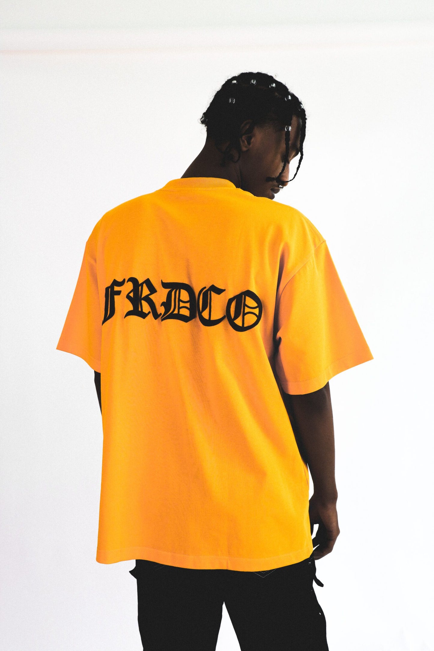 FRDCO : SS24 Embossed Logo Tee Orange