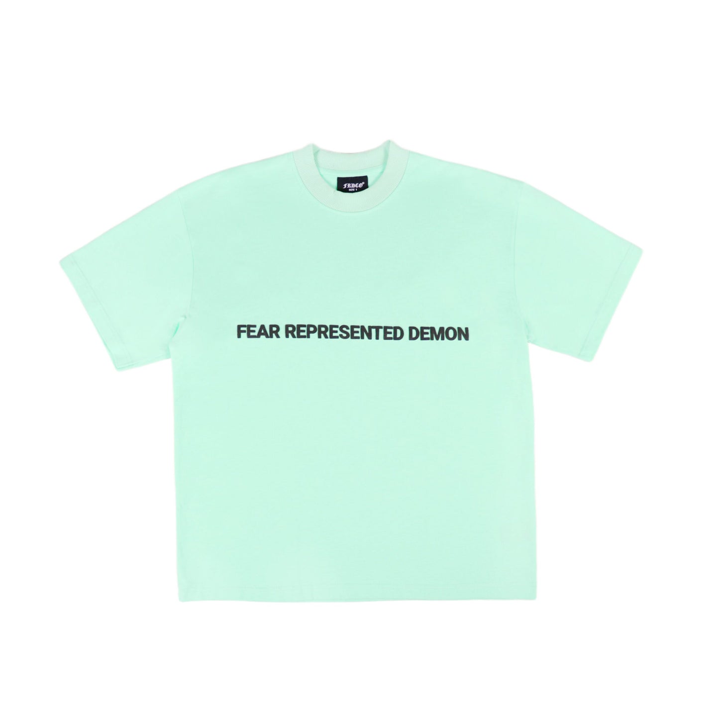 FRDCO : SS24 Embossed Logo Tee Cyan
