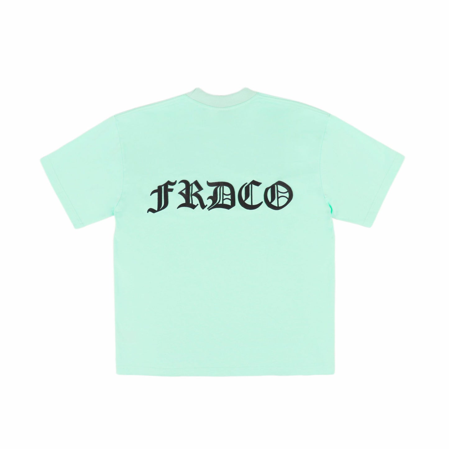 FRDCO : SS24 Embossed Logo Tee Cyan