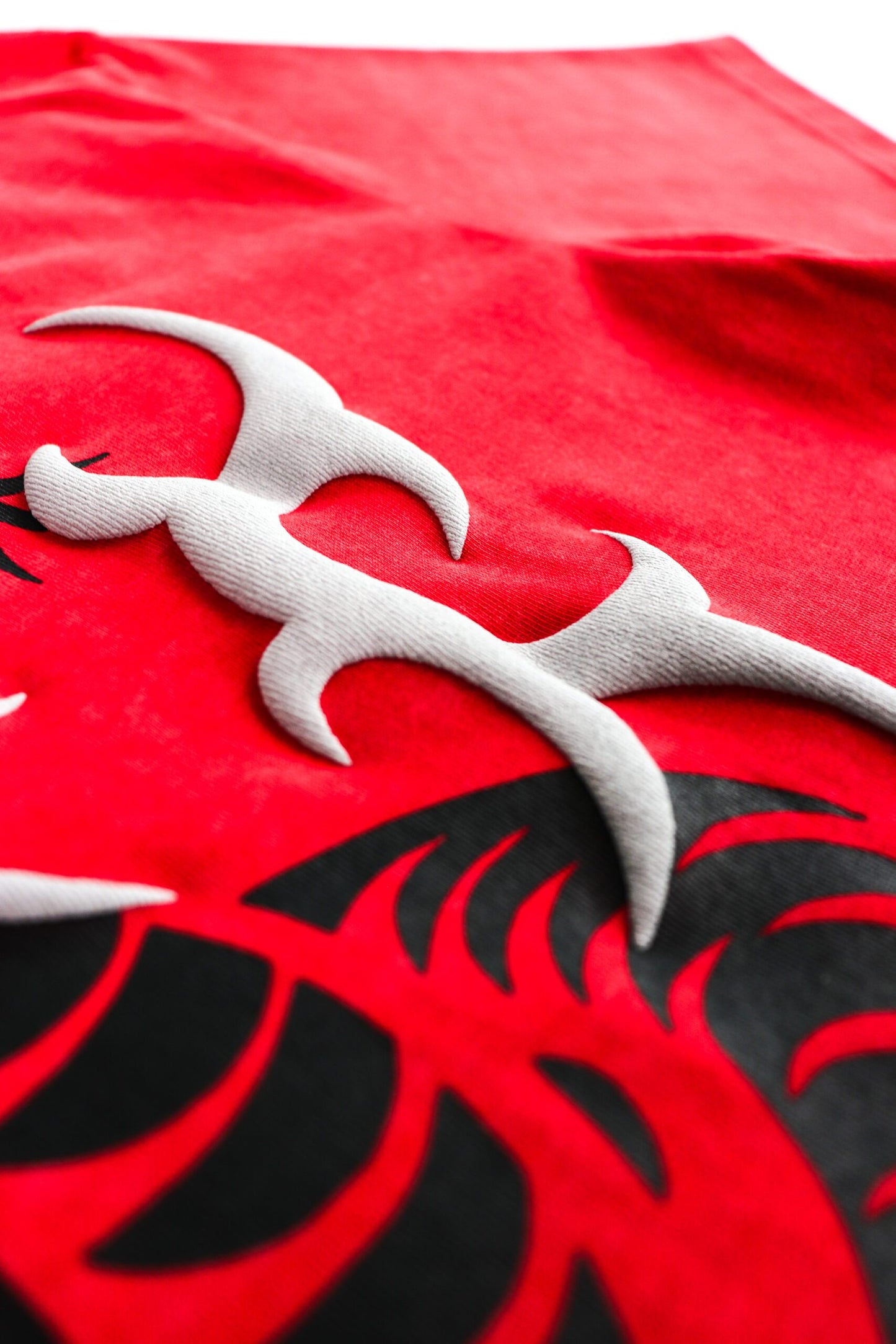 FRDCO : Razer Embossed Snake Washed Tee Red