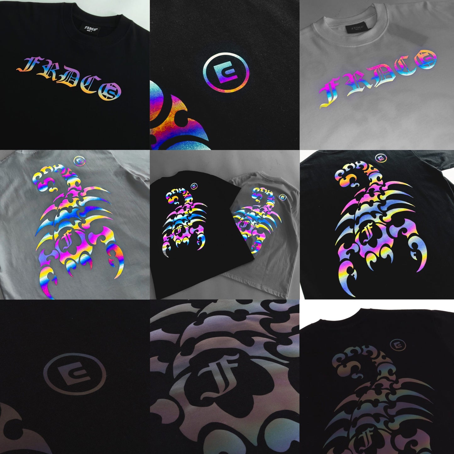 FRDCO x ENDLESS : Reflective Scorpion Tee Black