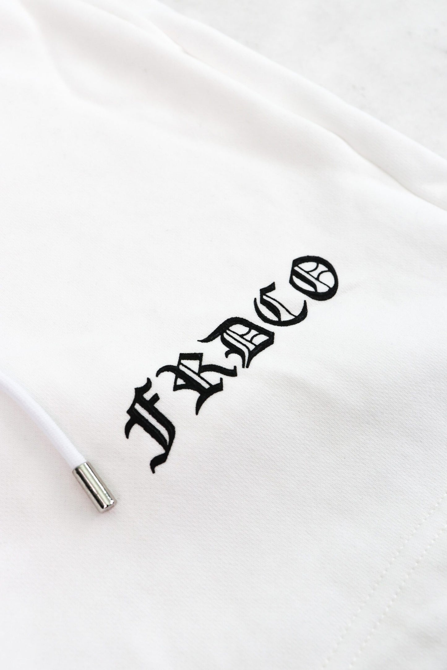 FRDCO : Essential Stoned Logo Pants White