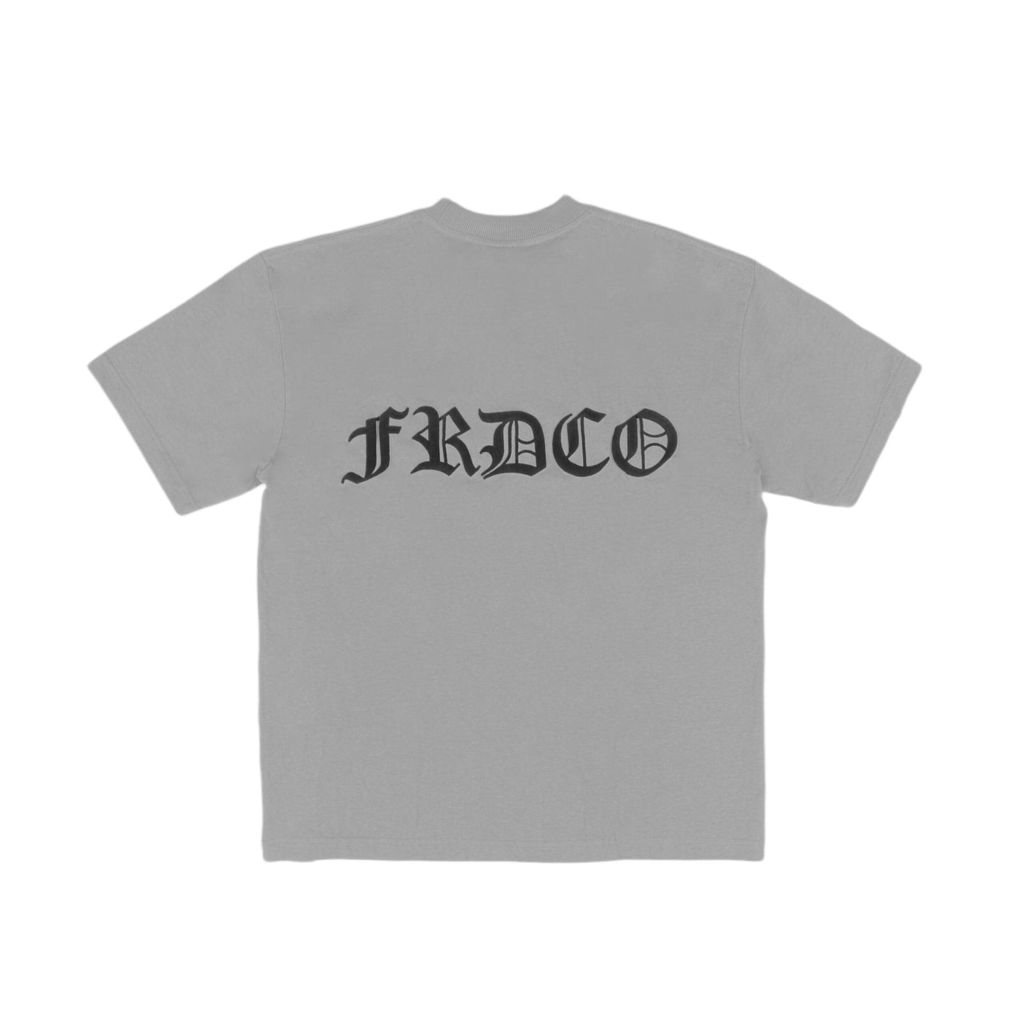 FRDCO : SS24 Embossed Logo Tee Grey