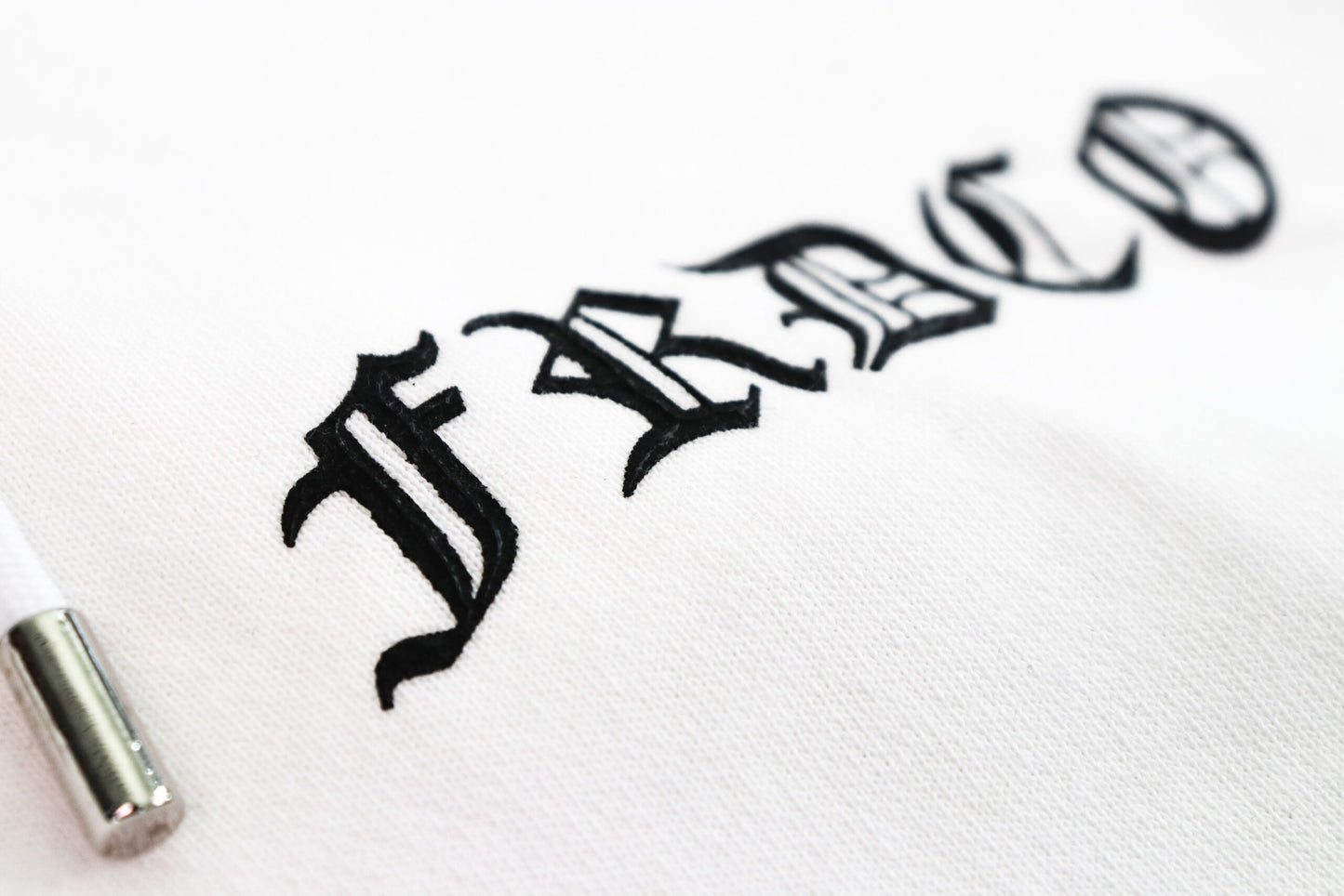 FRDCO : Essential Stoned Logo Pants White