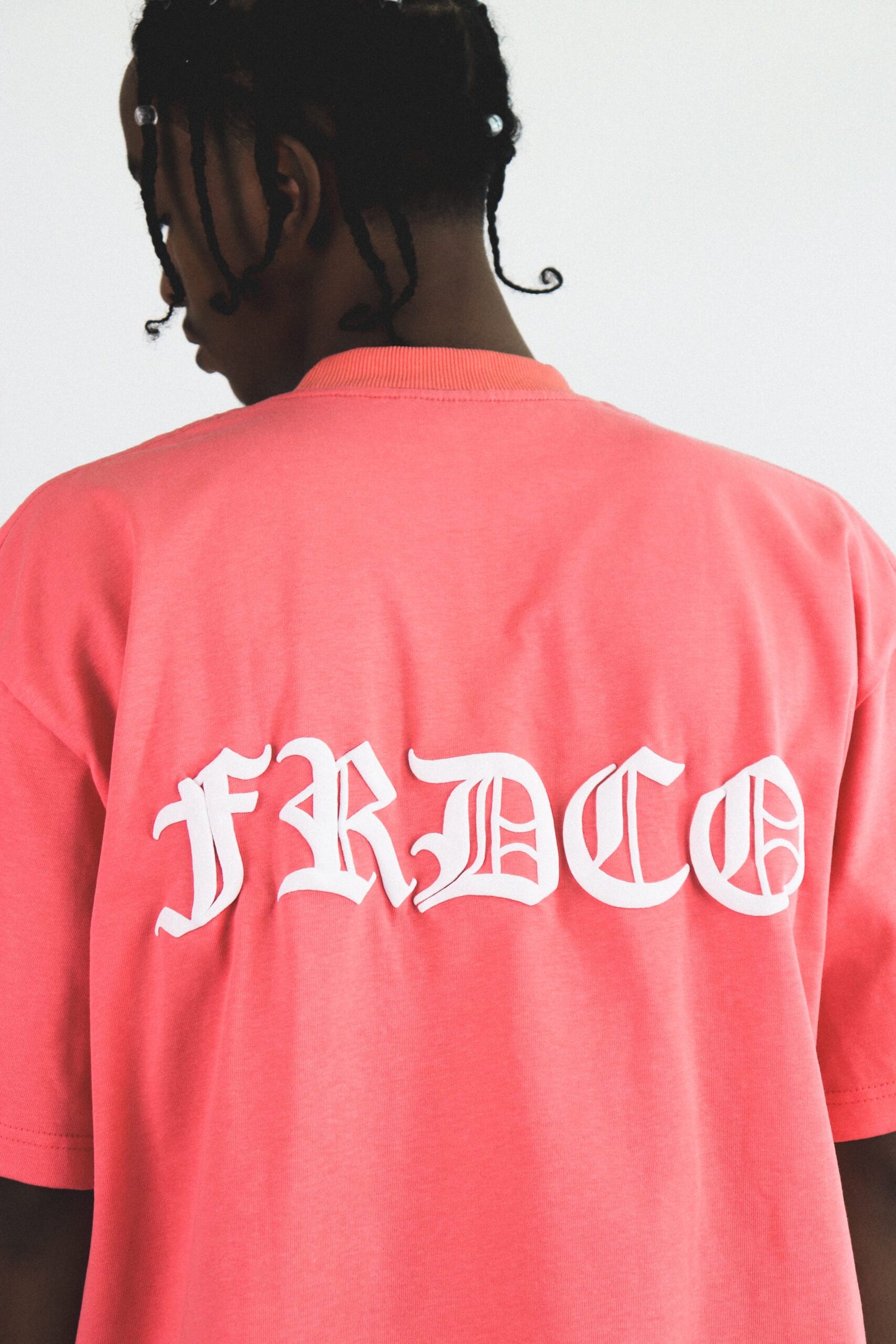 FRDCO : SS24 Embossed Logo Tee Tomato