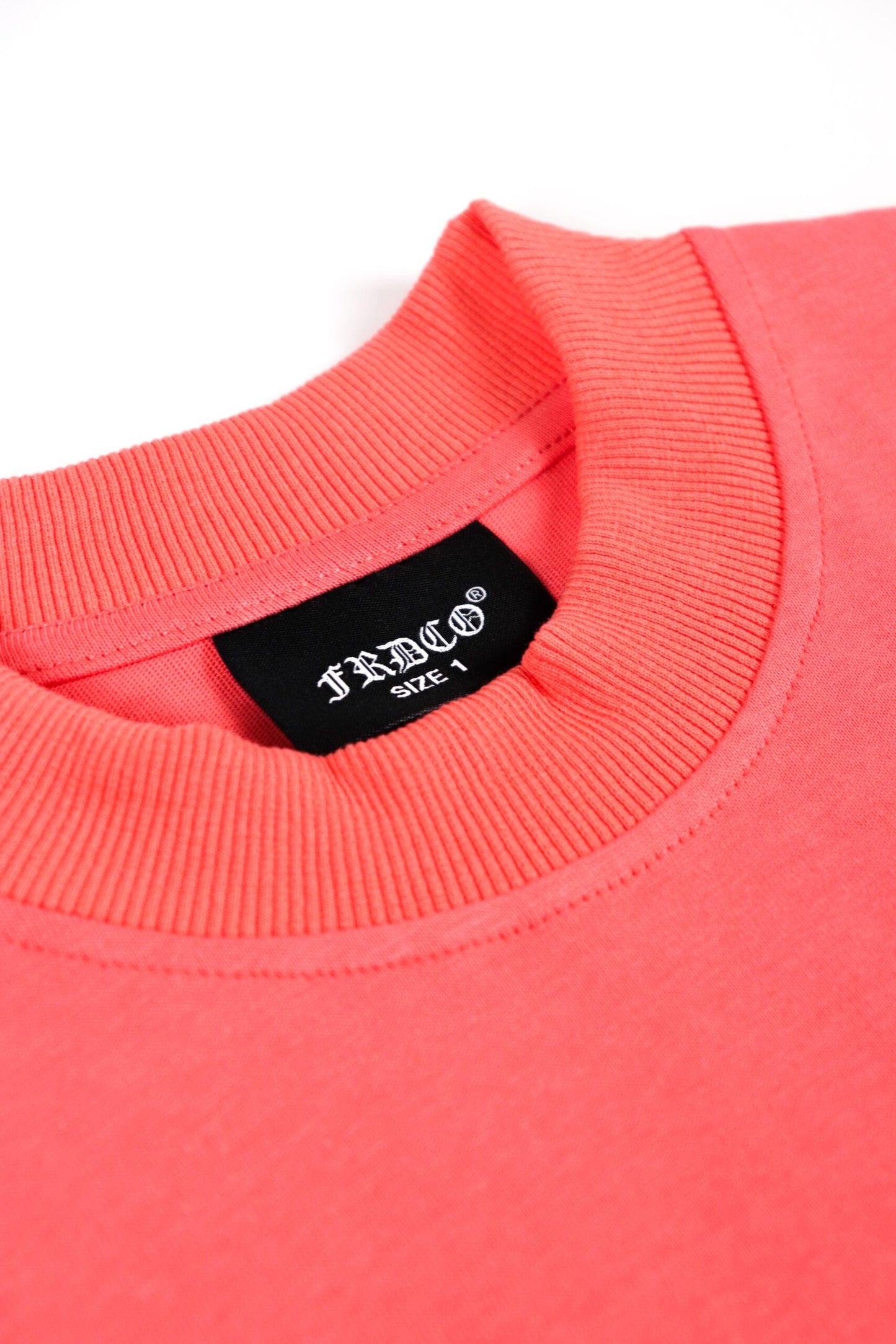 FRDCO : SS24 Embossed Logo Tee Tomato