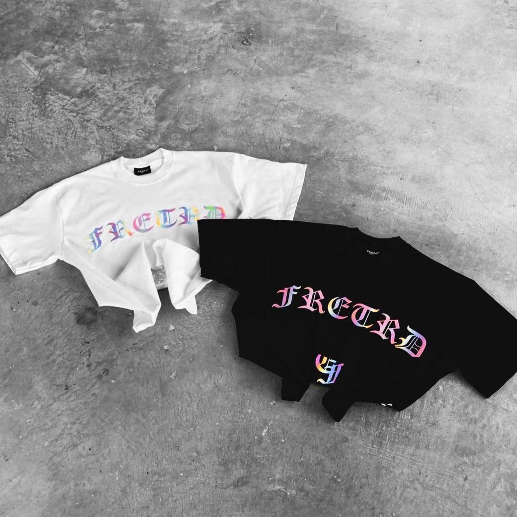 FRDCO x ETREND : EF Rainbow Reflective Tee Black