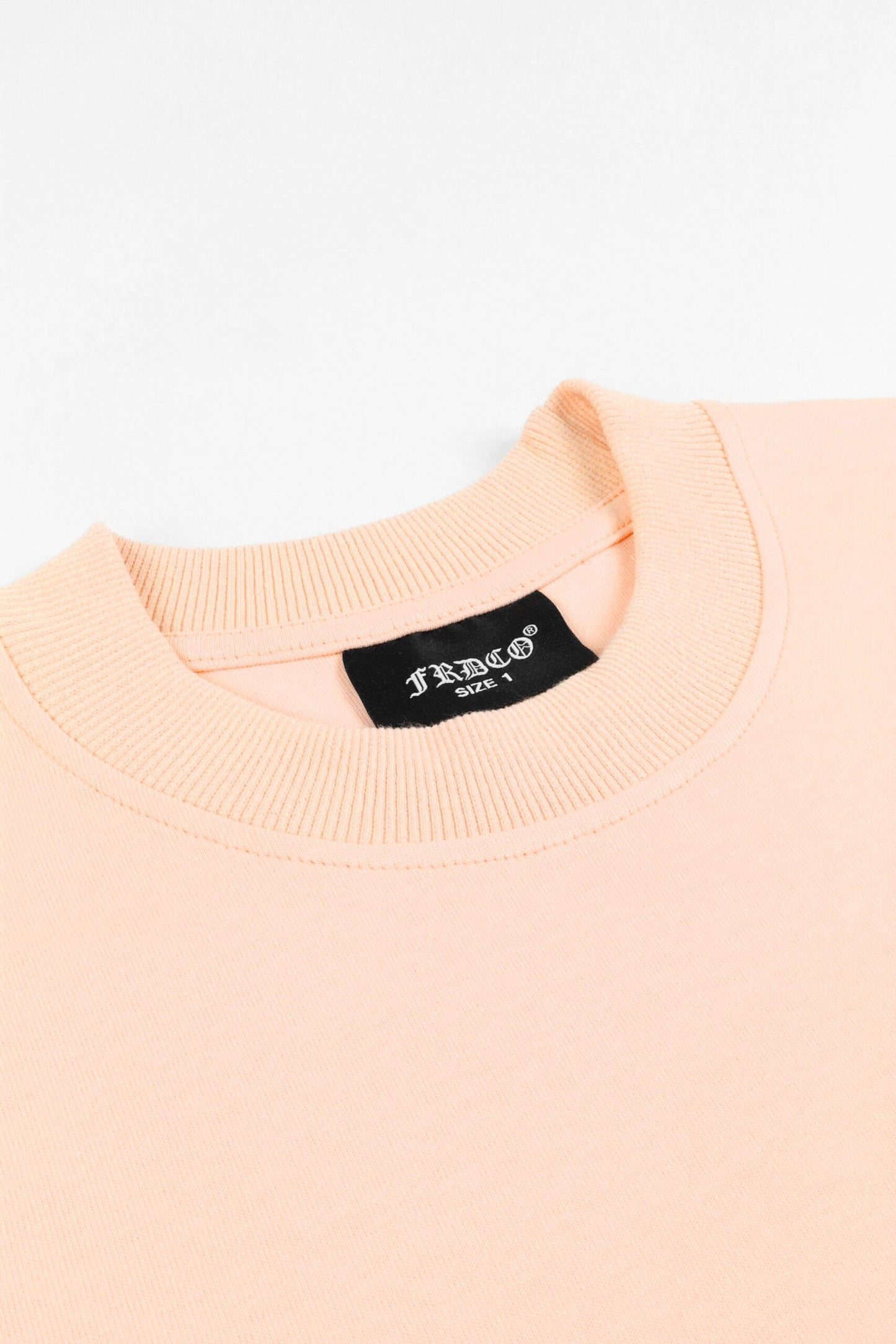 FRDCO : SS24 Embossed Logo Tee Peach