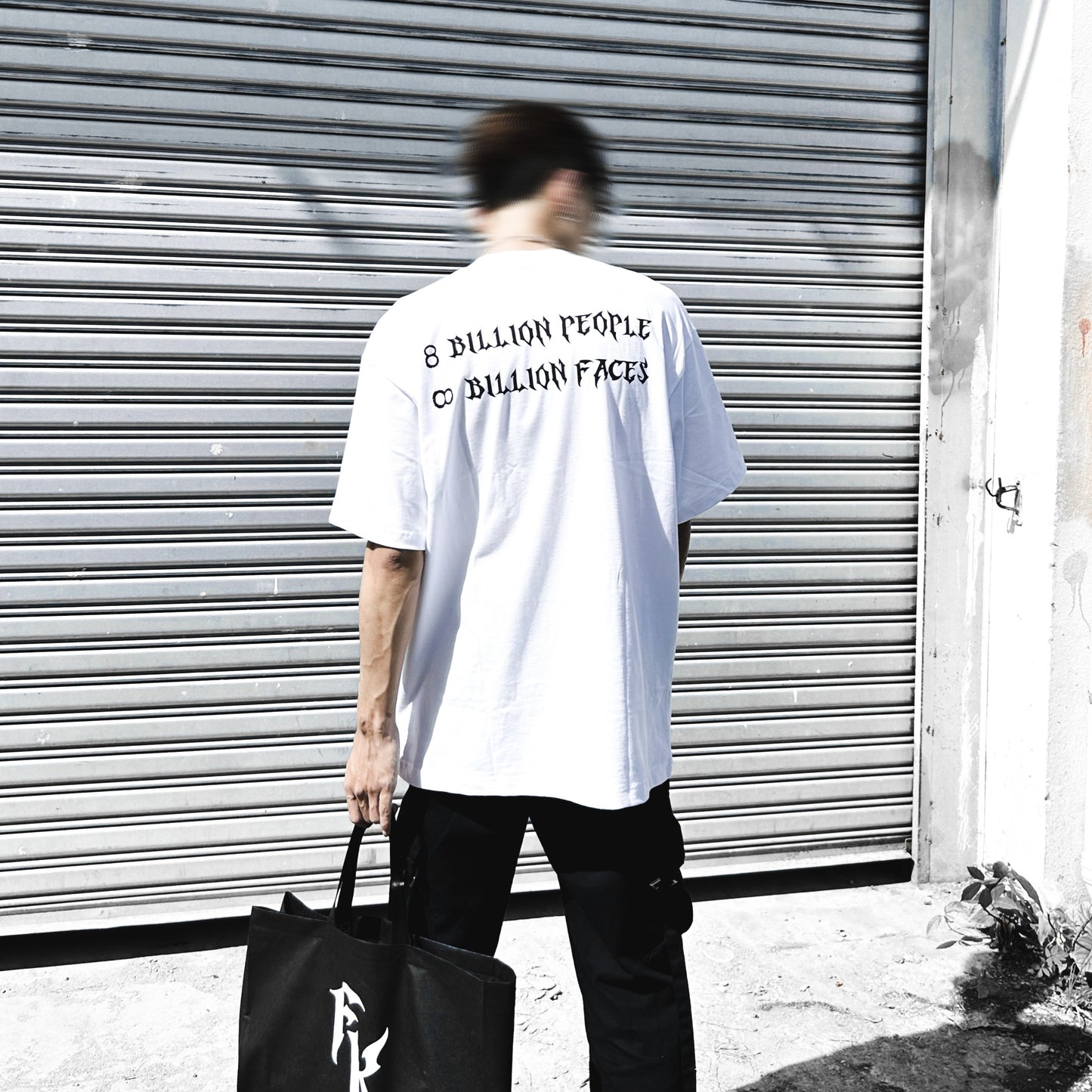 Futurekind : S23 Two Face Logo Tee White