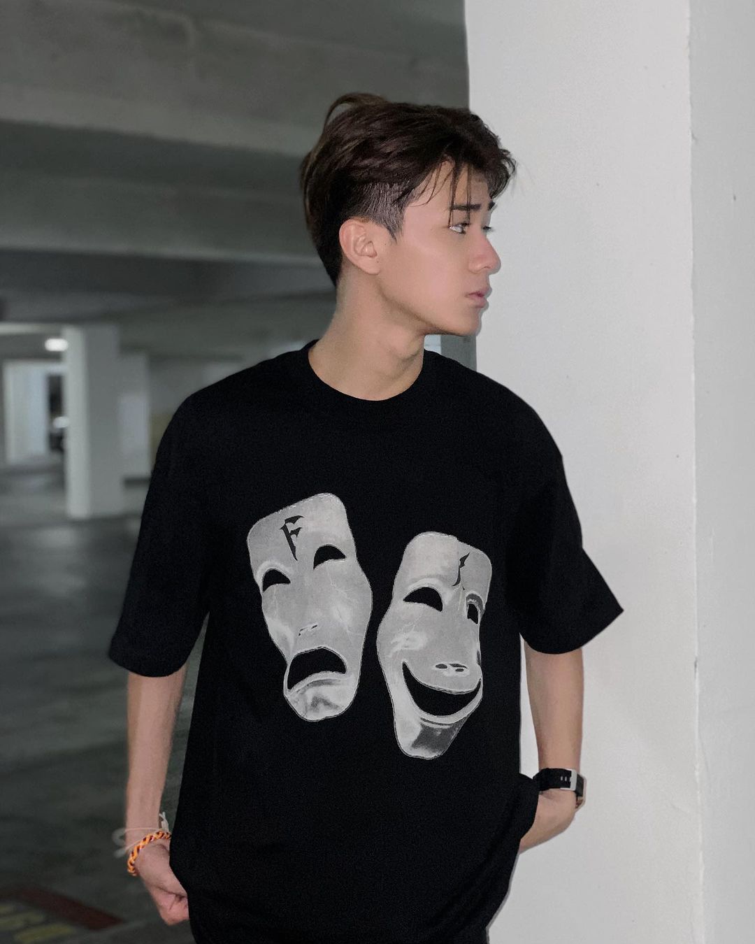 Futurekind : S23 Two Face Logo Tee Black