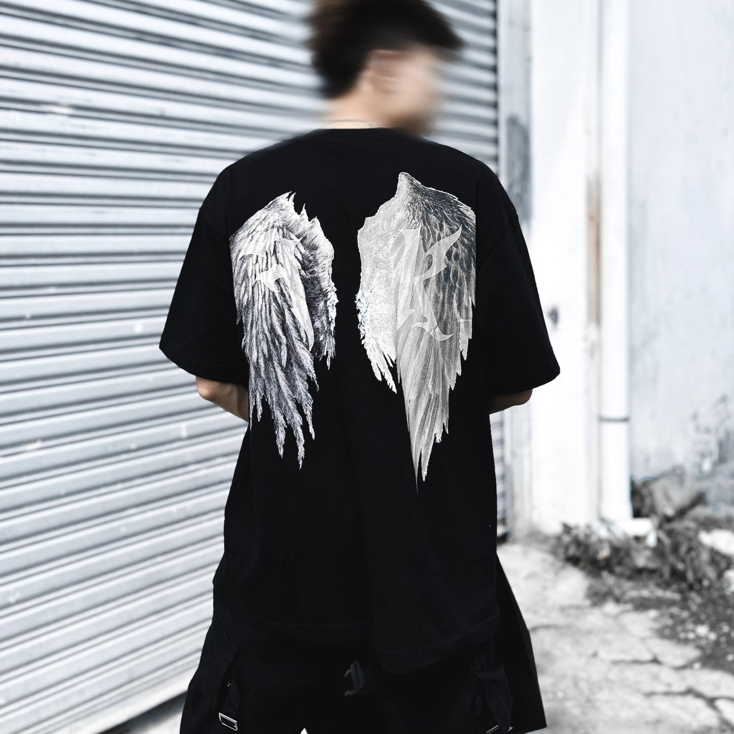 Futurekind : A&D Wings Logo Tee Black