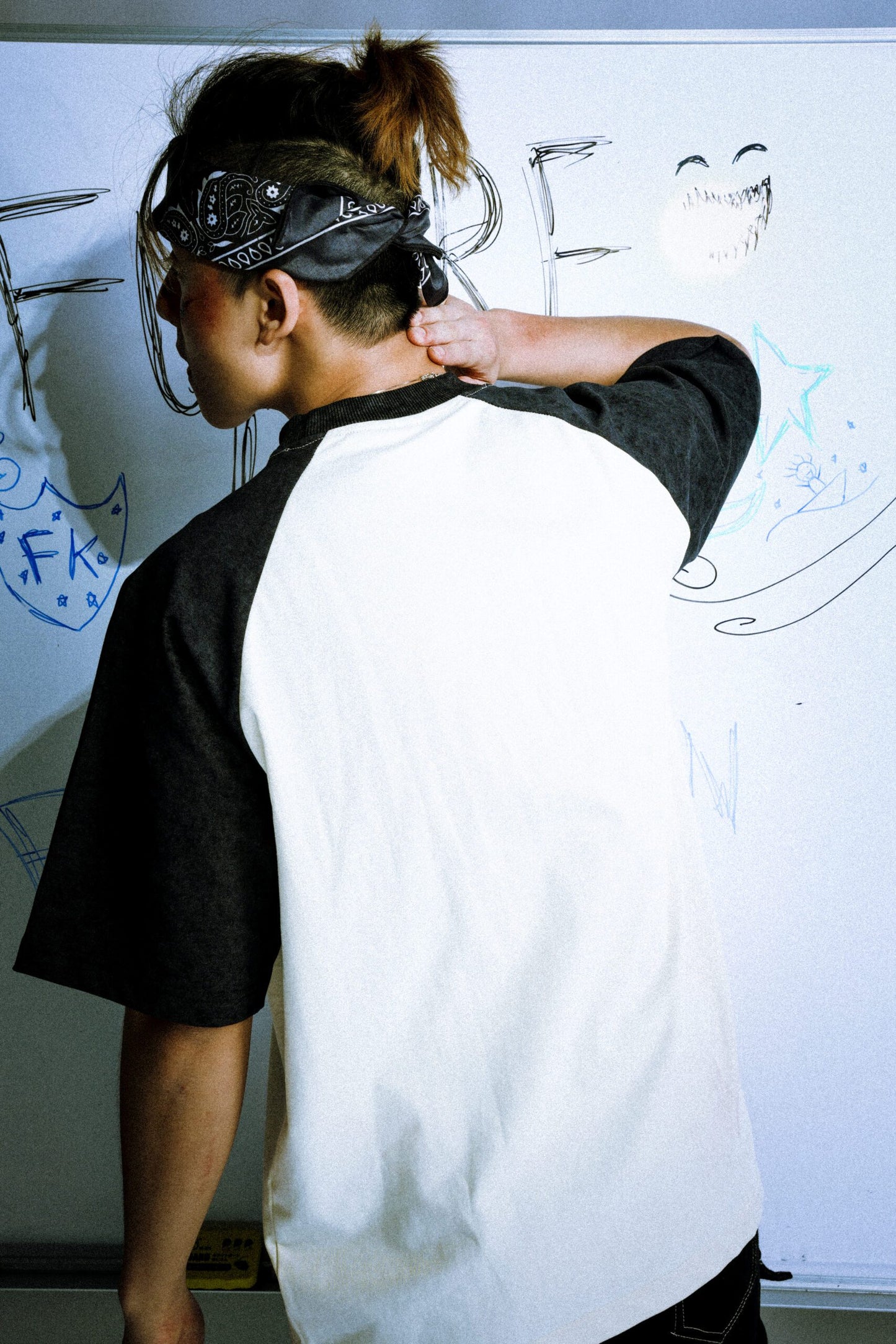 Futurekind : Social Test Retro Washed Tee Black