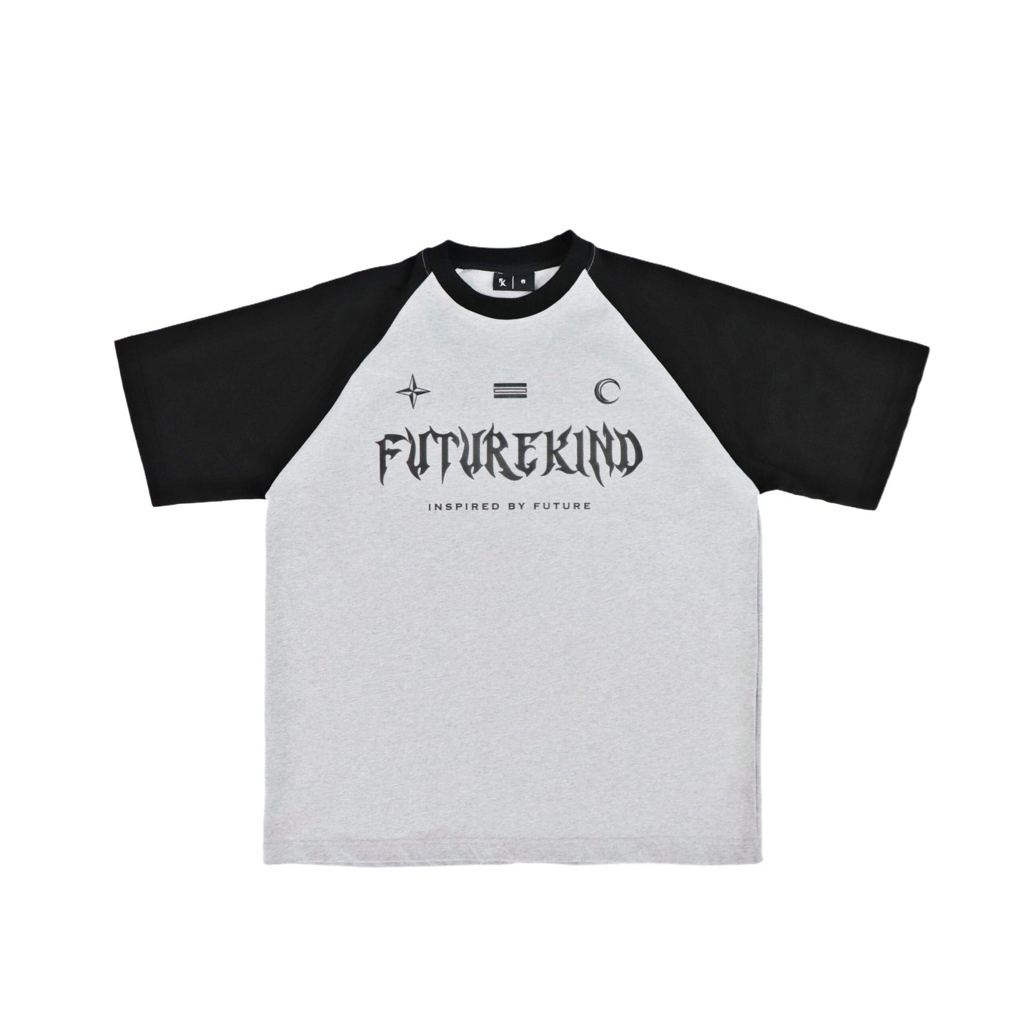 Futurekind : Social Test Retro Melange Tee Black