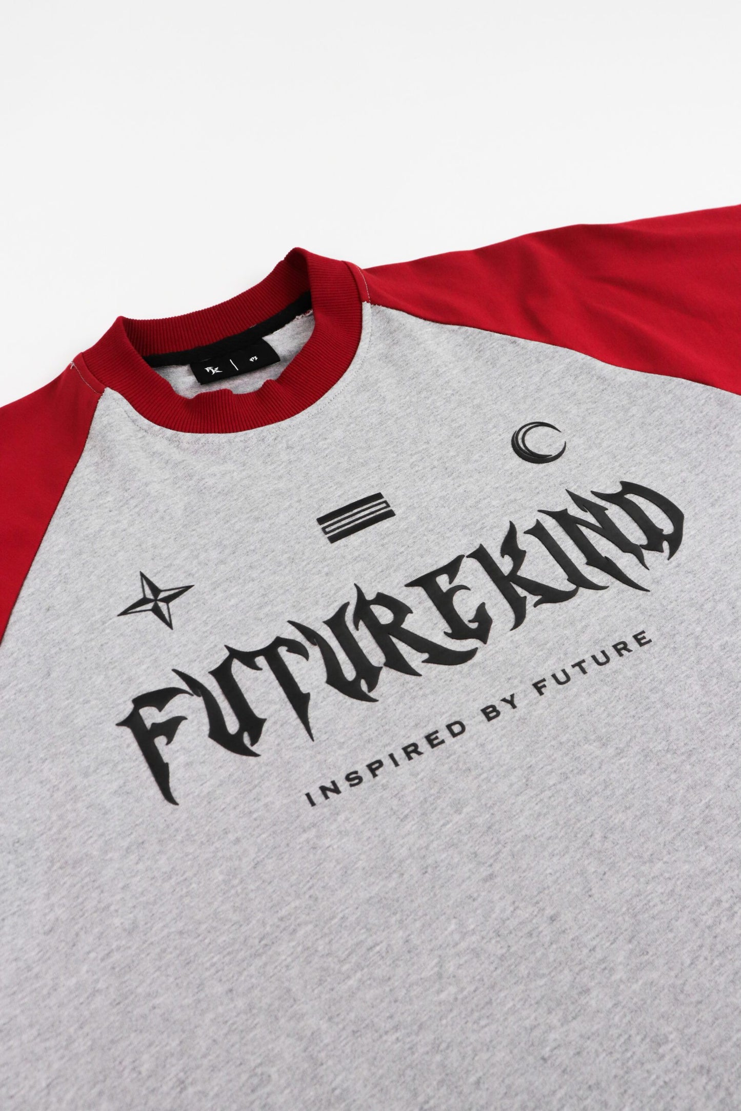 Futurekind : Social Test Retro Melange Tee Maroon