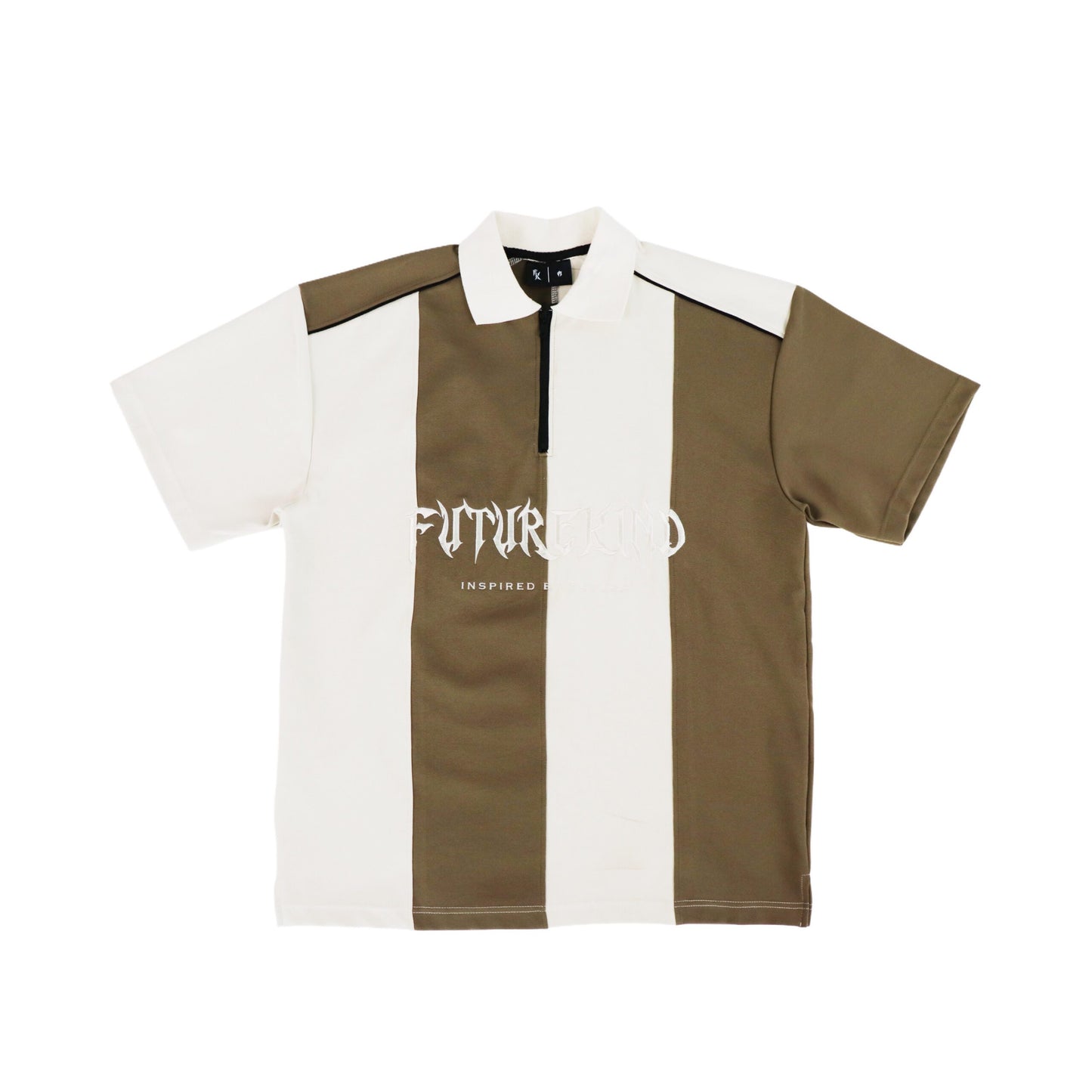 Futurekind : Social Test Embroidery Polo Shirt Khaki