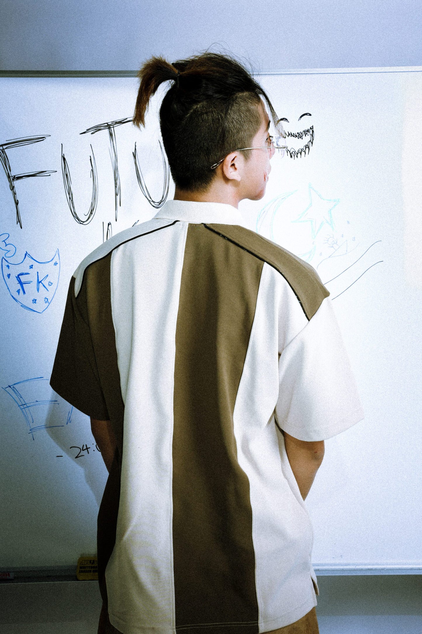 Futurekind : Social Test Embroidery Polo Shirt Khaki