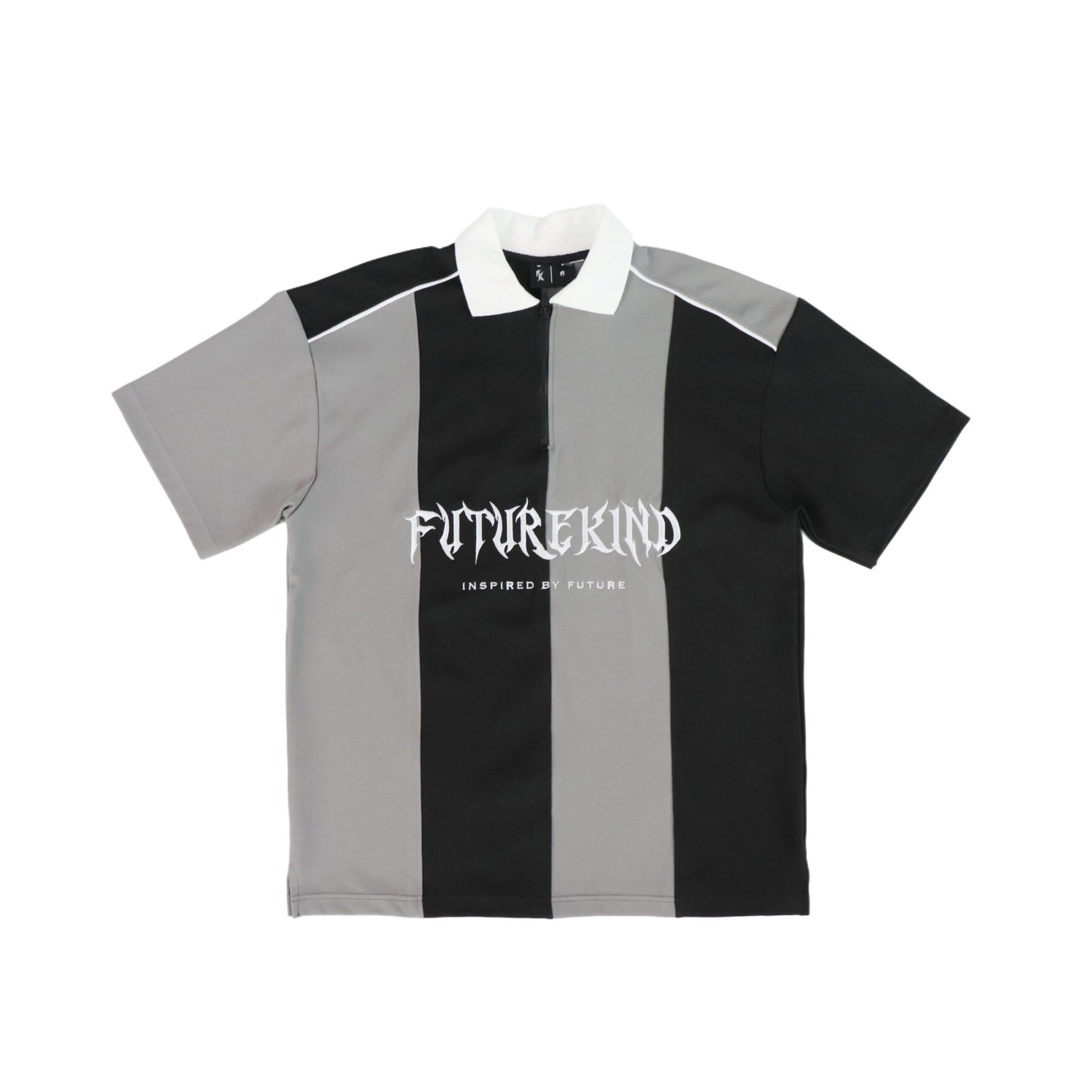 Futurekind : Social Test Embroidery Polo Shirt Black