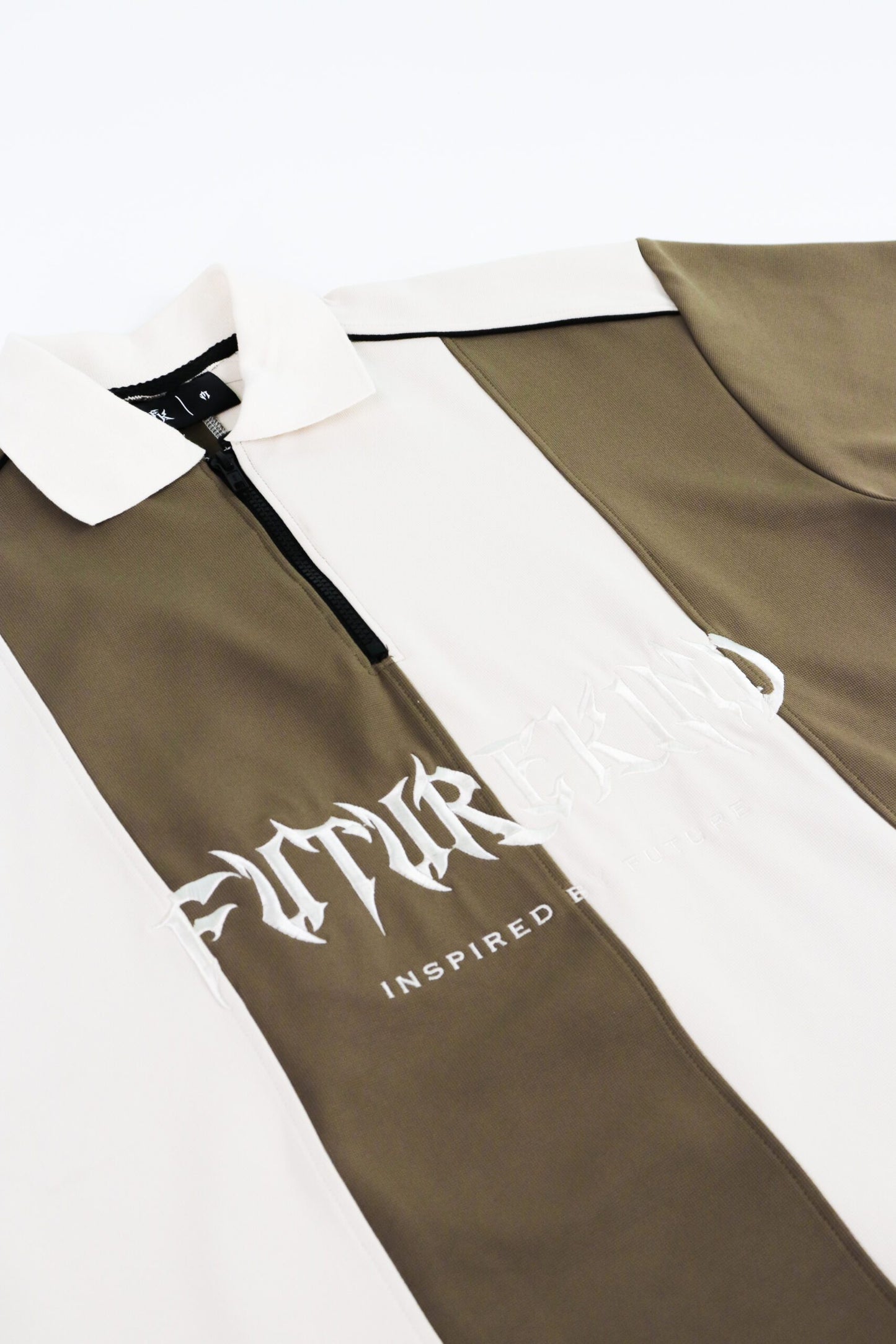 Futurekind : Social Test Embroidery Polo Shirt Khaki